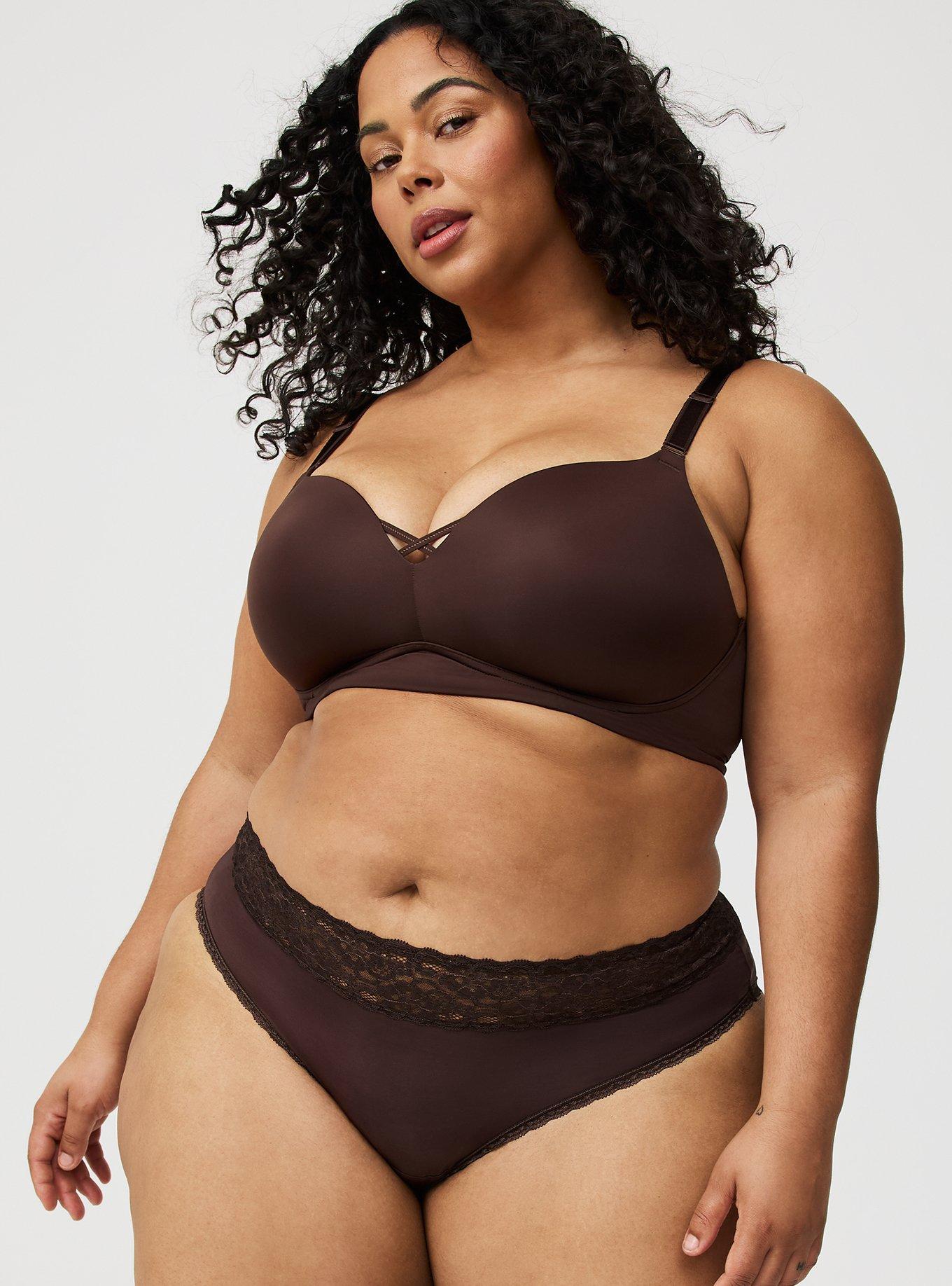 Second Skin Mid-Rise Lace Trim Hipster Panty