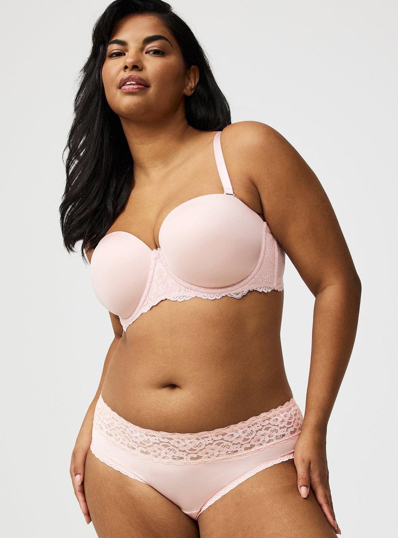 Second Skin Mid-Rise Lace Trim Hipster Panty