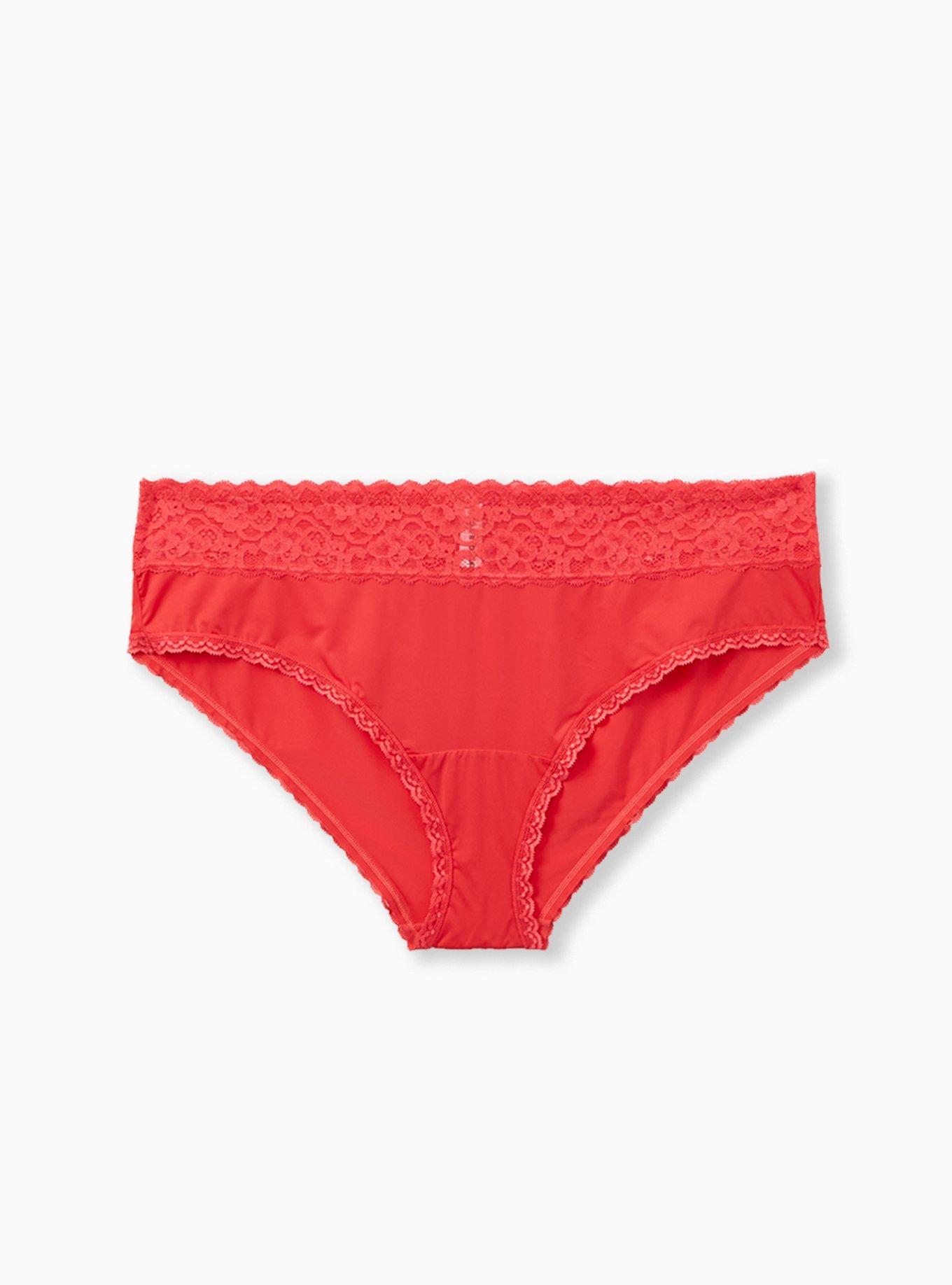 torrid, Intimates & Sleepwear, Nwt Torrid Cheeky Pantie Underwear Sz 2x  Black Silky Lace Red Plaid