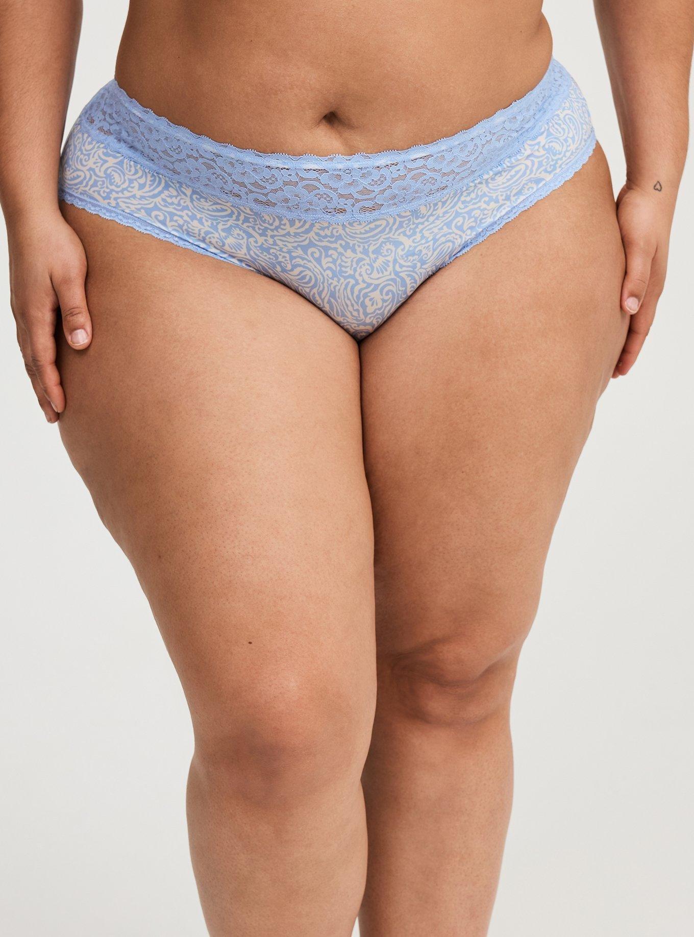 Second Skin Mid-Rise Hipster Lace Trim Panty