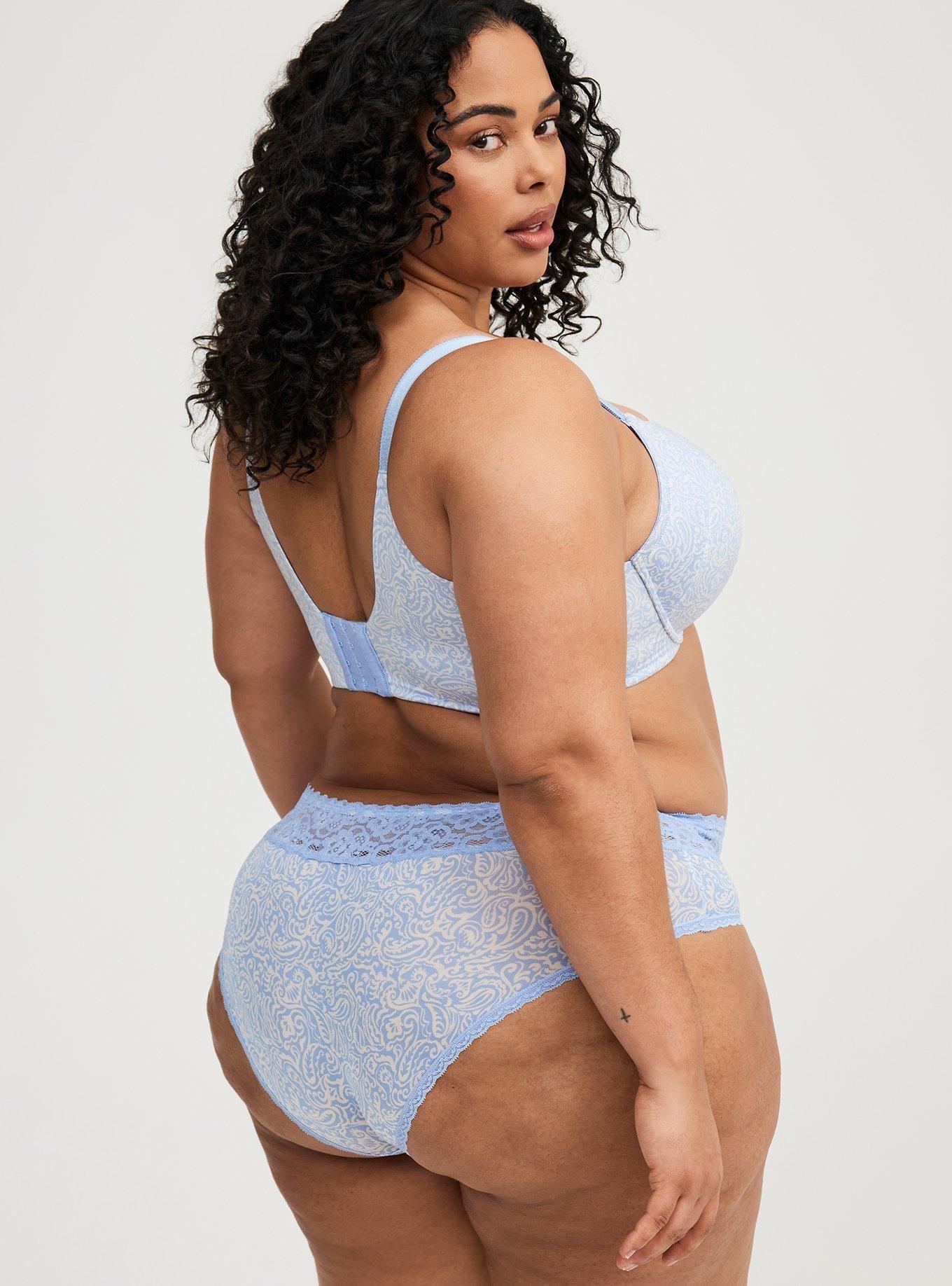 Second Skin Mid-Rise Hipster Lace Trim Panty