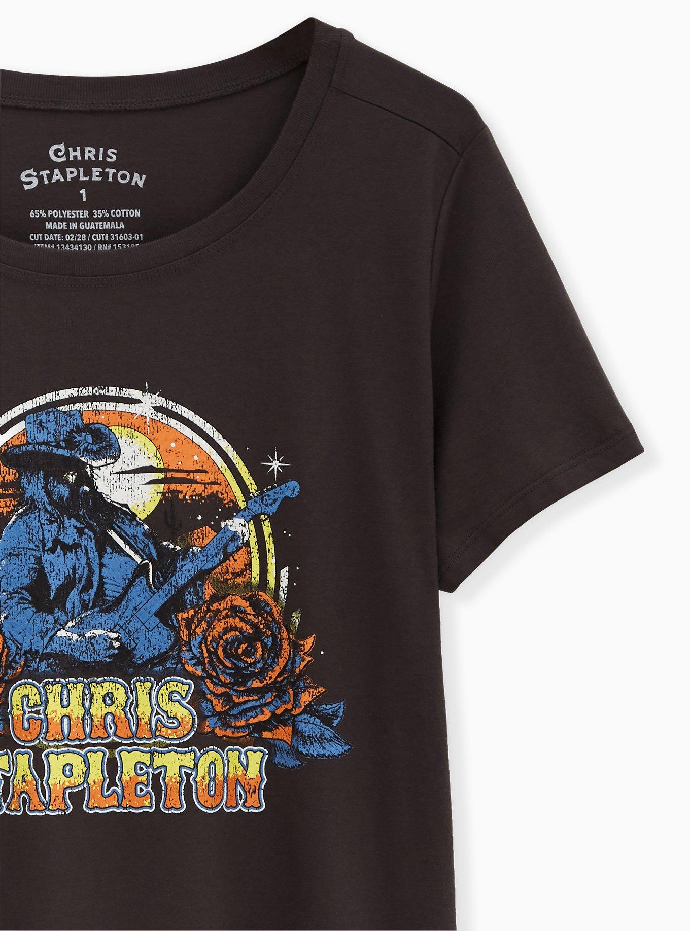 Chris Stapleton Crew Tee - Black, MEDIUM HEATHER GREY, alternate