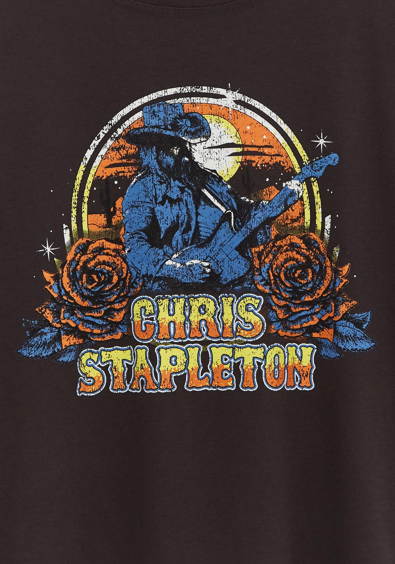 Chris Stapleton Crew Tee - Black, MEDIUM HEATHER GREY, alternate