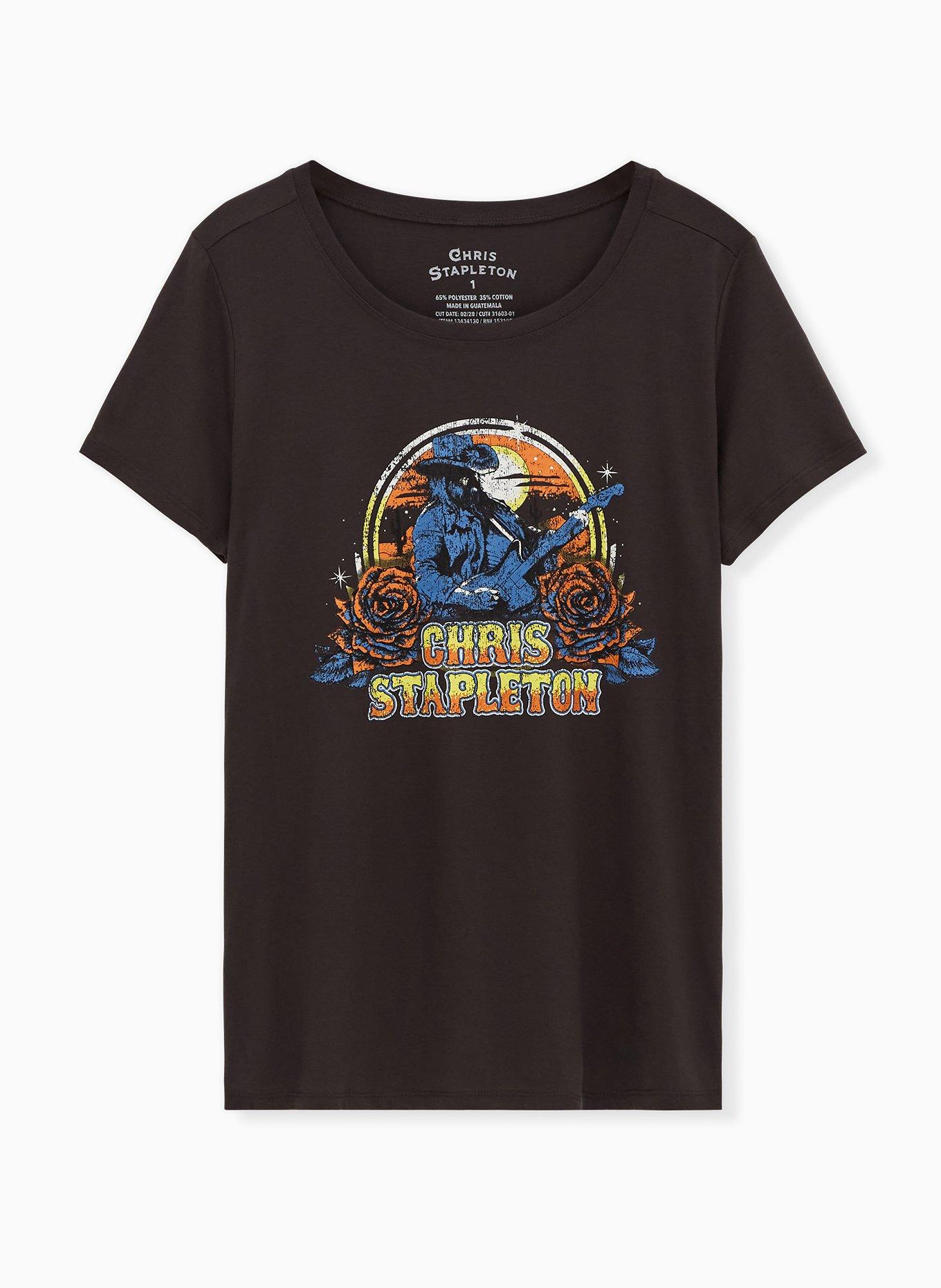Chris Stapleton Crew Tee - Black, , hi-res