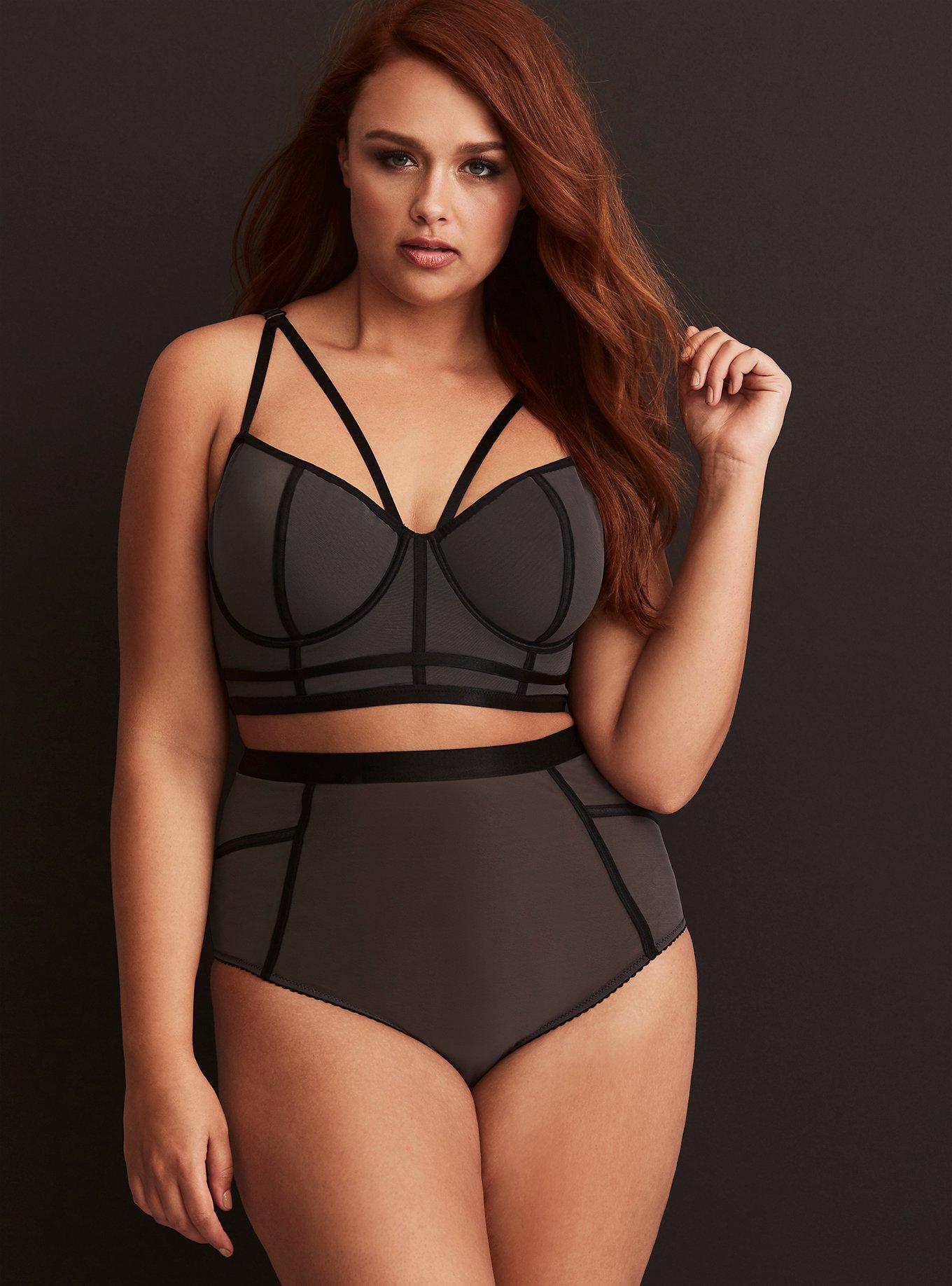 Mesh High Waist Brief