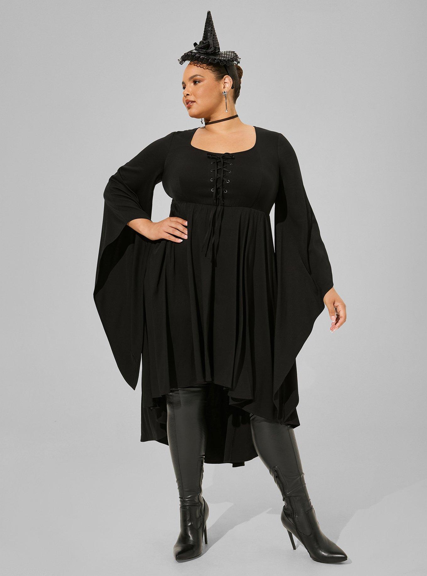 Women's Plus Size Witch Costume Dress