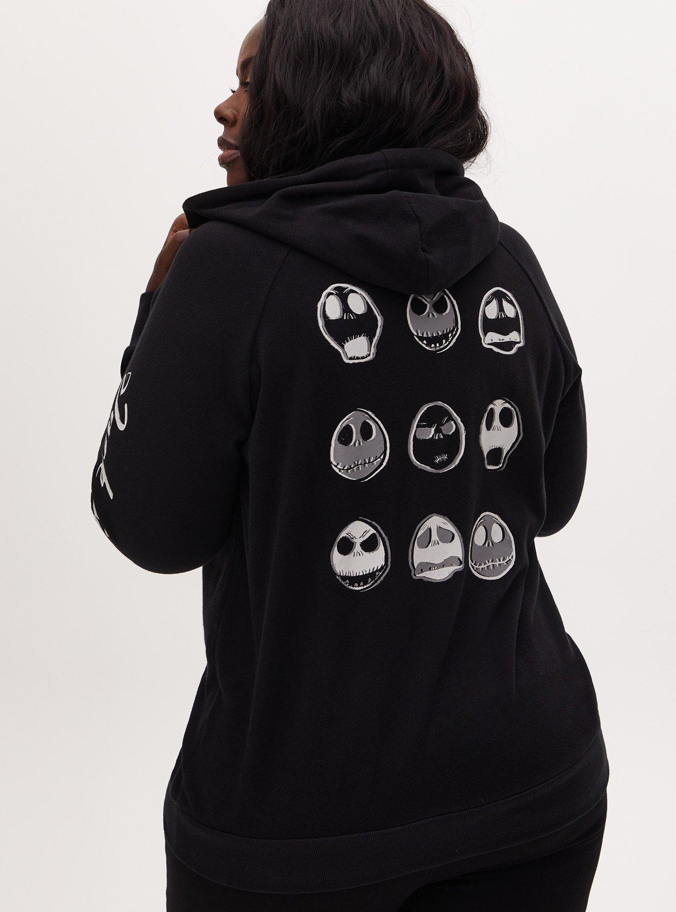 Talla L: Sudadera DISNEY UNISEX PULLOVER HOODIE: THE NIGHT BEFORE CHRISTMAS  MOONLIGHT (BACK PRINT) - Gothic-Zone