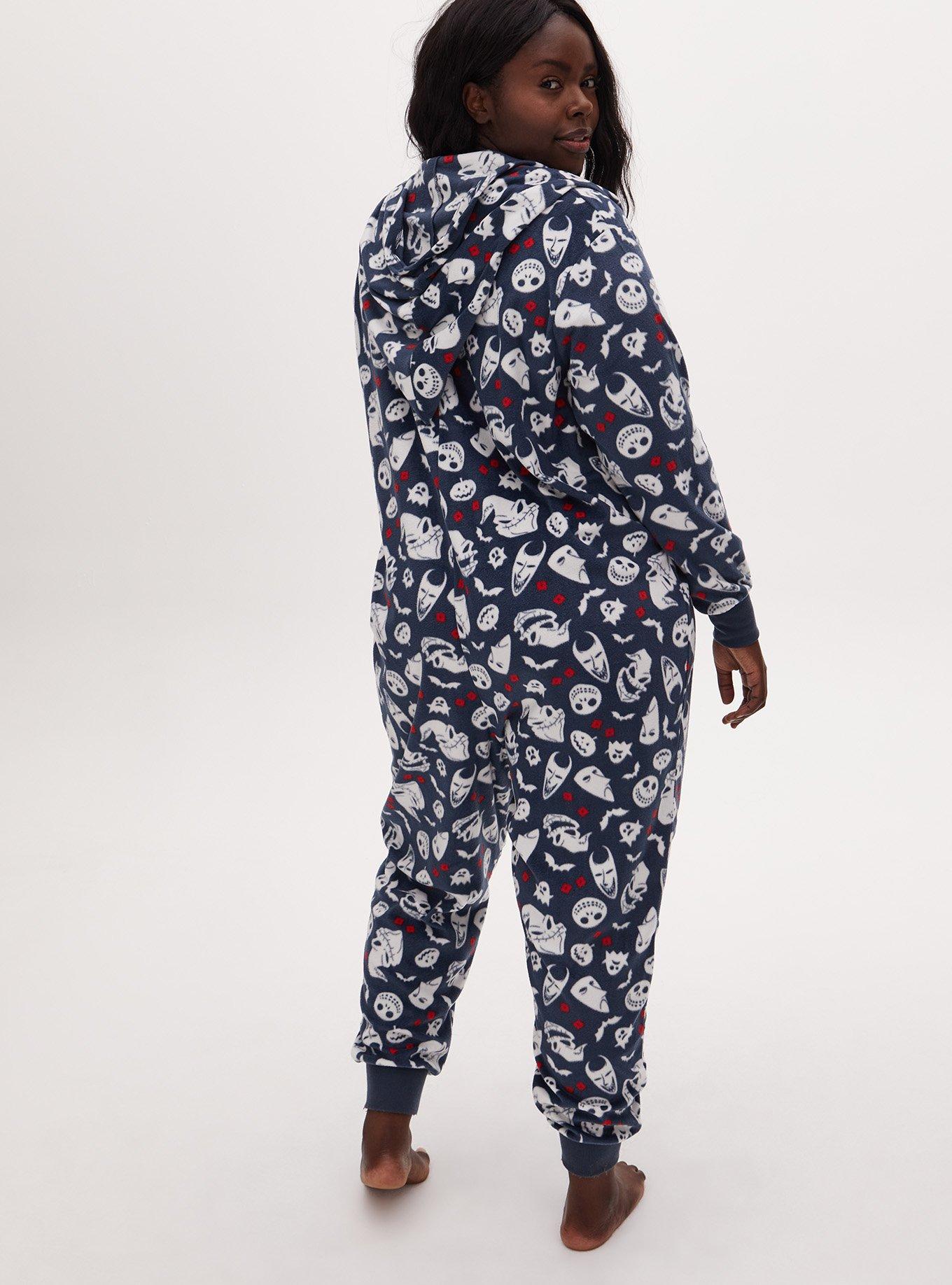 Snuggle Fleece Pajamas - Night Sky 1X in Women's Fleece Pajamas, Pajamas  for Women