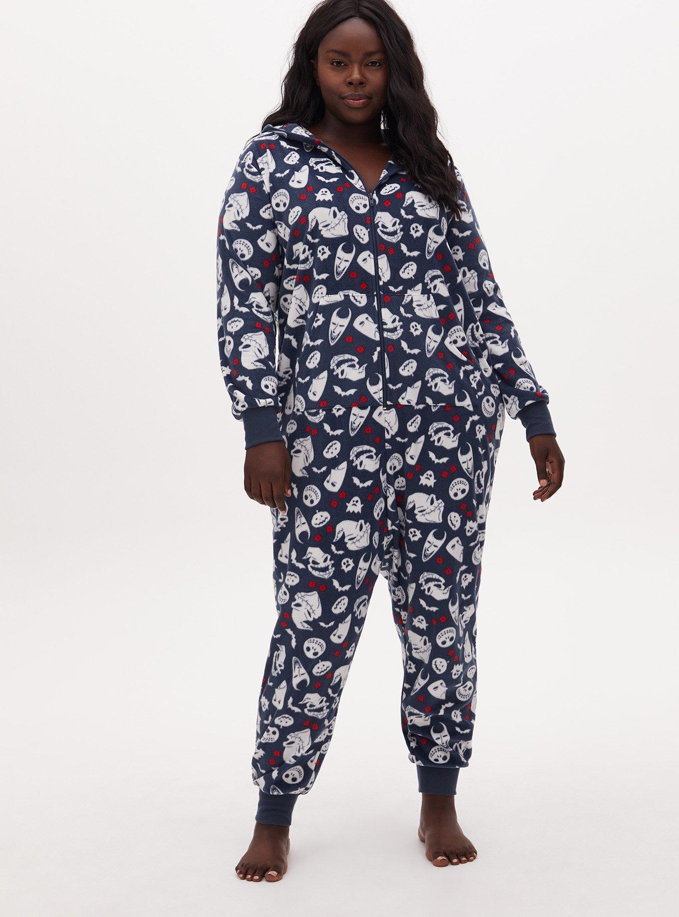Snuggle Fleece Pajamas - Night Sky 1X in Women's Fleece Pajamas, Pajamas  for Women