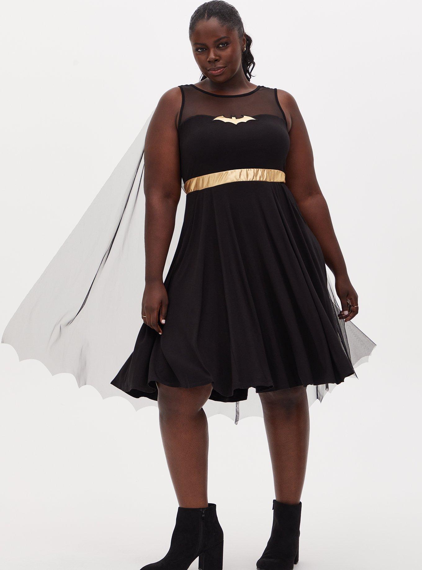 Plus size shop overall skater dress