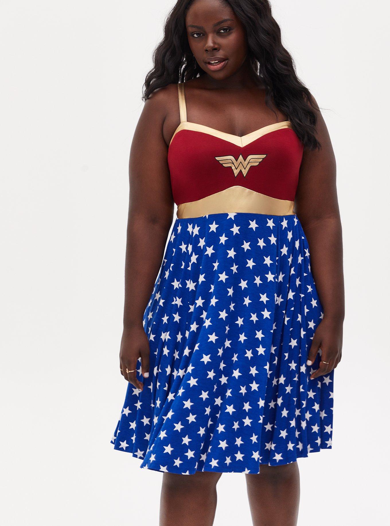 Wonder woman skater dress sales