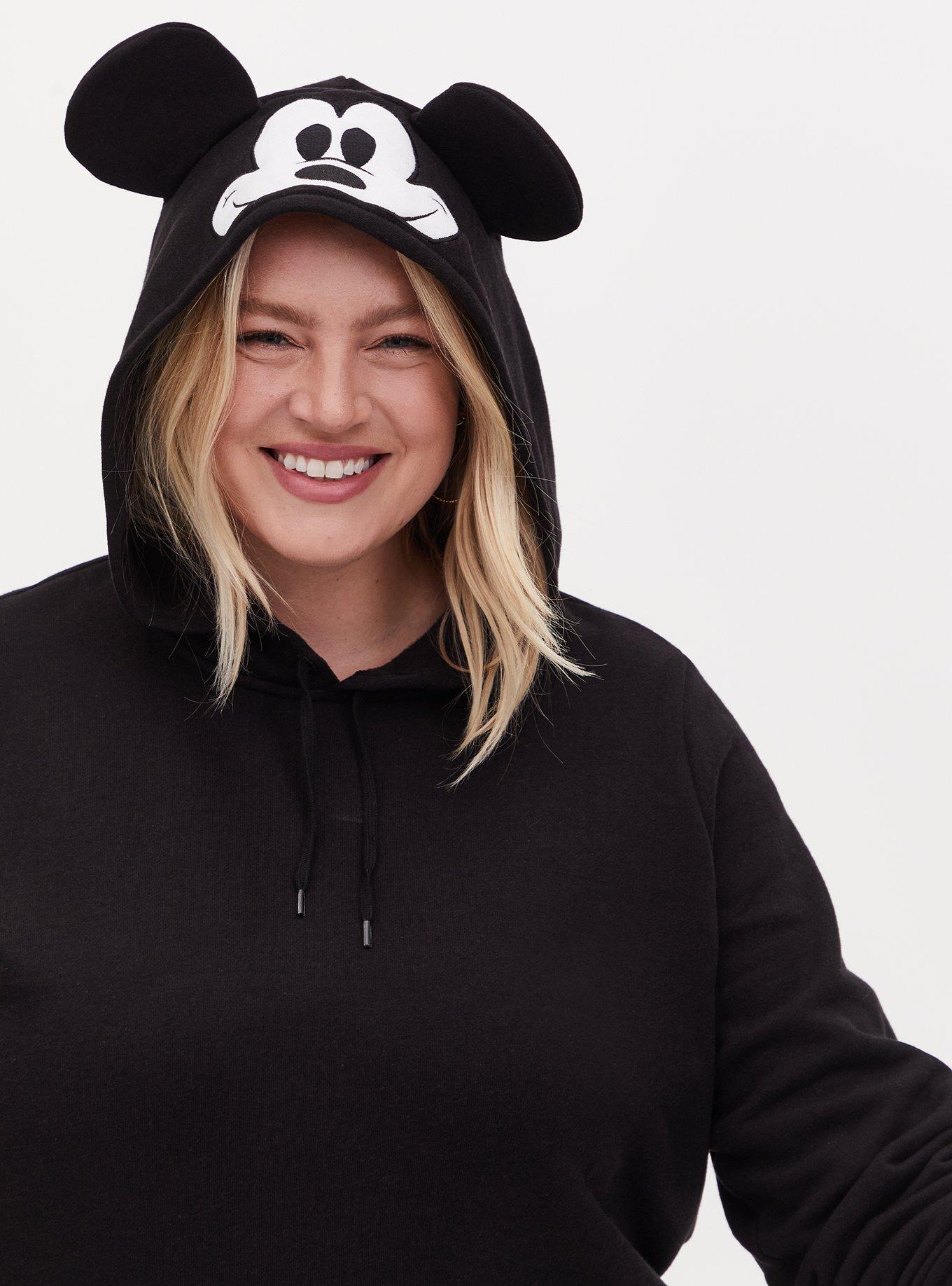 Plus Size Disney Mickey Mouse Black Hoodie Torrid