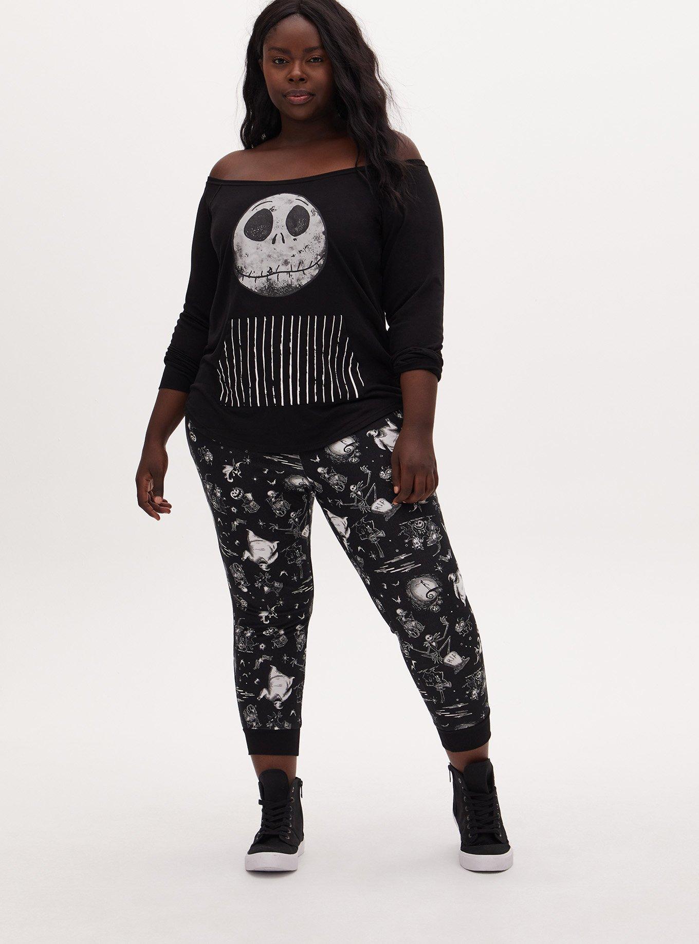 Disney The Nightmare Before Christmas Character Black Active Jogger, BLACK, alternate