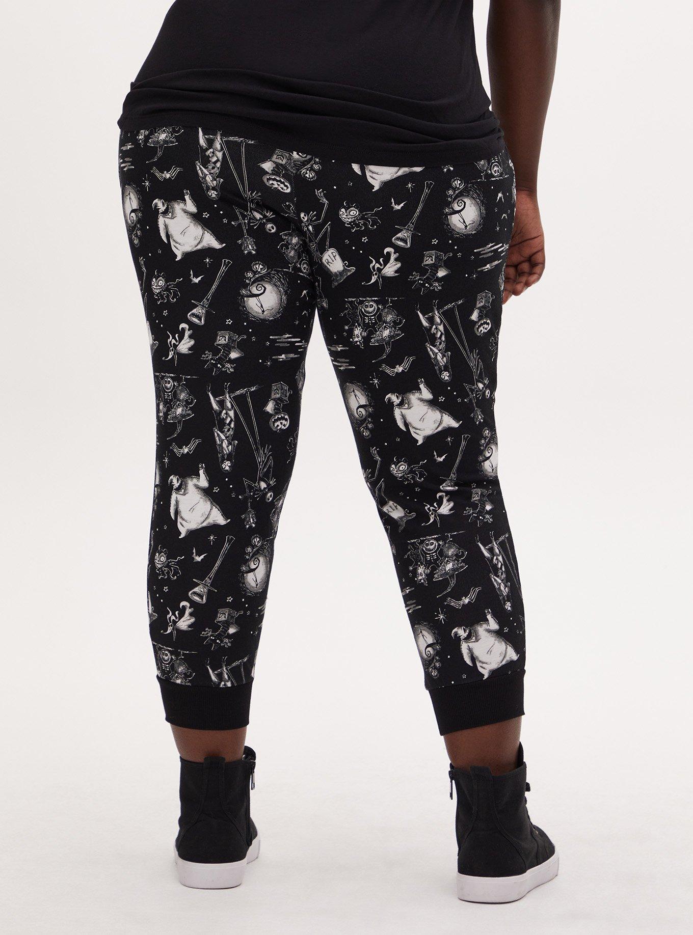 Disney The Nightmare Before Christmas Character Black Active Jogger, BLACK, alternate