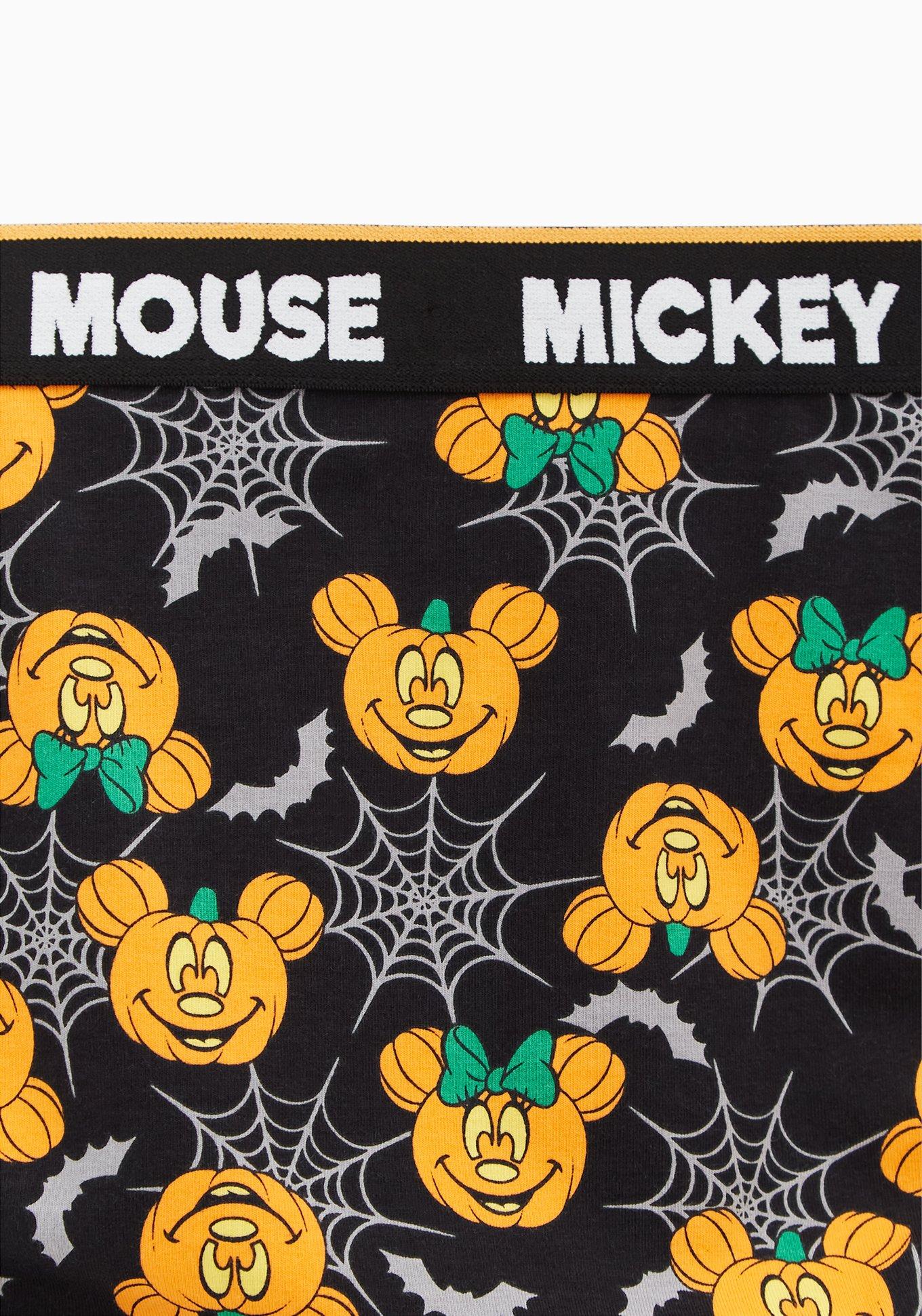 Plus Size Disney Mickey Mouse Pumpkin Cotton Hipster Panty , MULTI, alternate