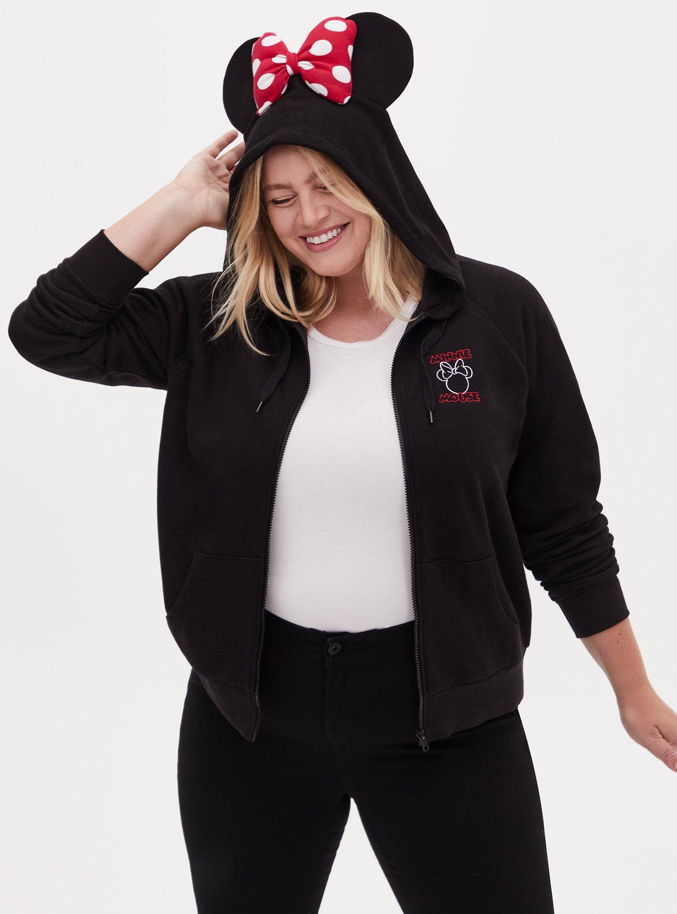 Plus size minnie mouse hoodie sale