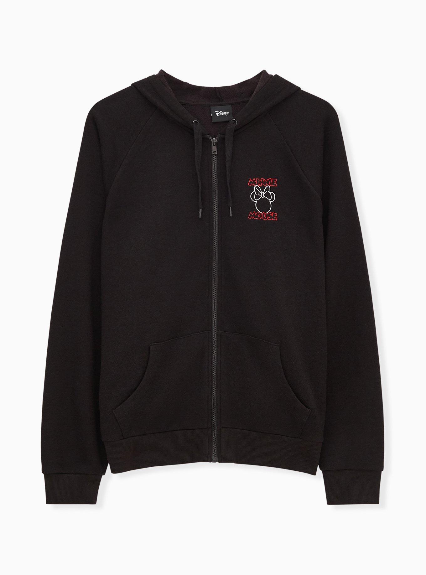 Fleece-Knit Zip Hoodie