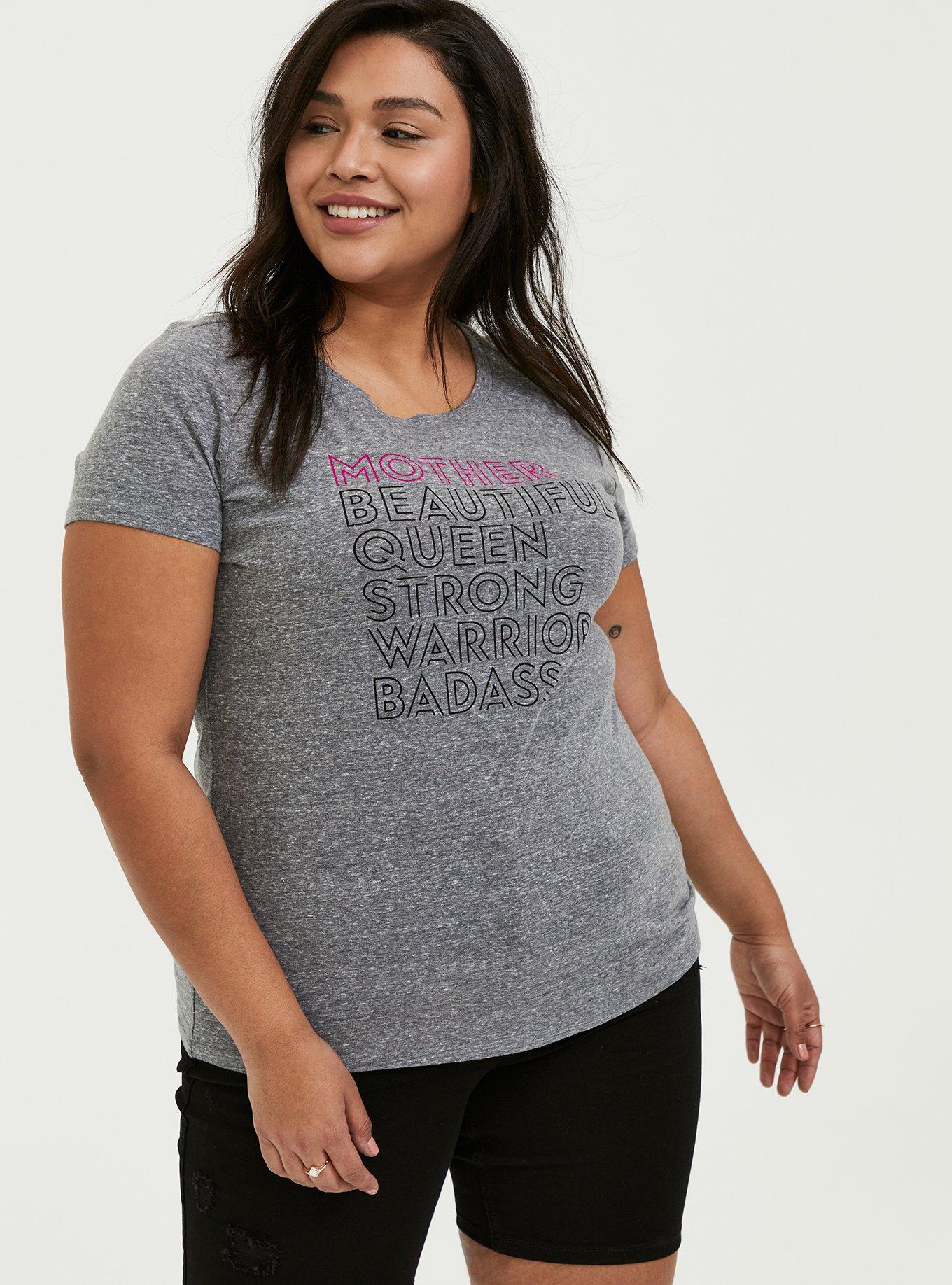 Mother Susan G. Komen&reg; Grey Tee , MEDIUM HEATHER GREY, hi-res