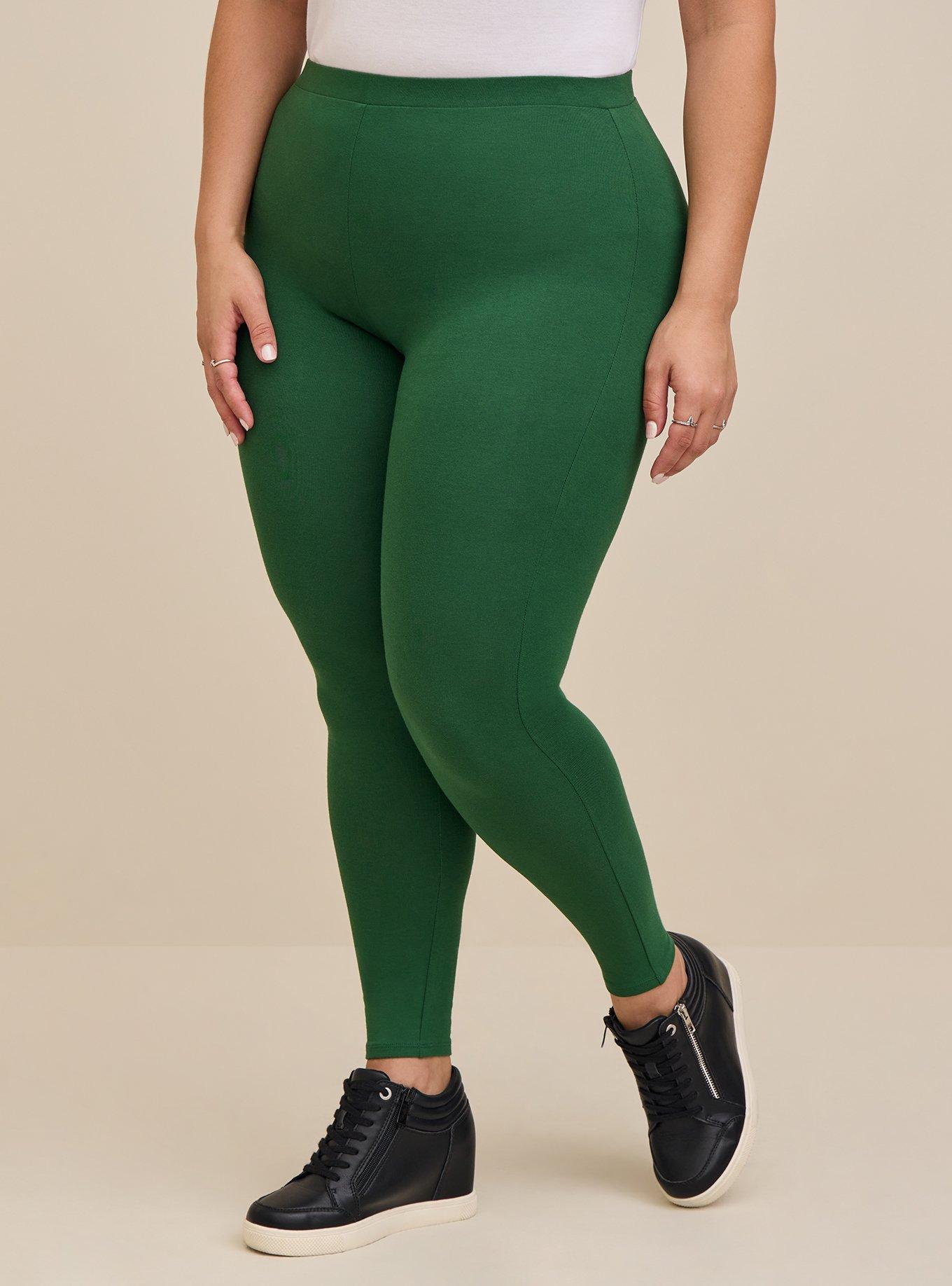 Premium Basic Plus Size High Waisted Leggings