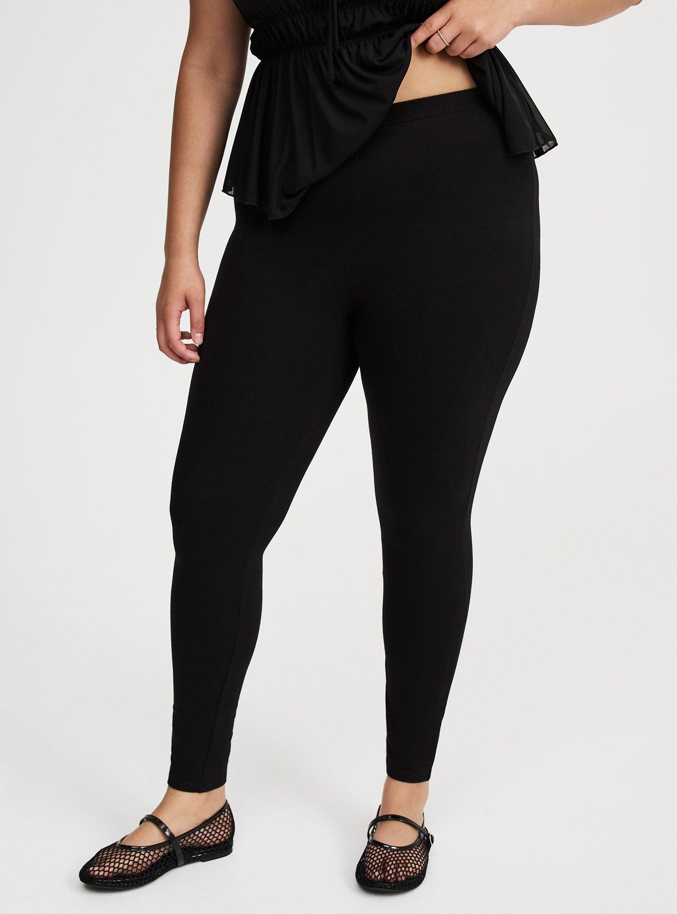 Plus Size - Full Length 5 Pocket Active Legging - Performance Core Black -  Torrid