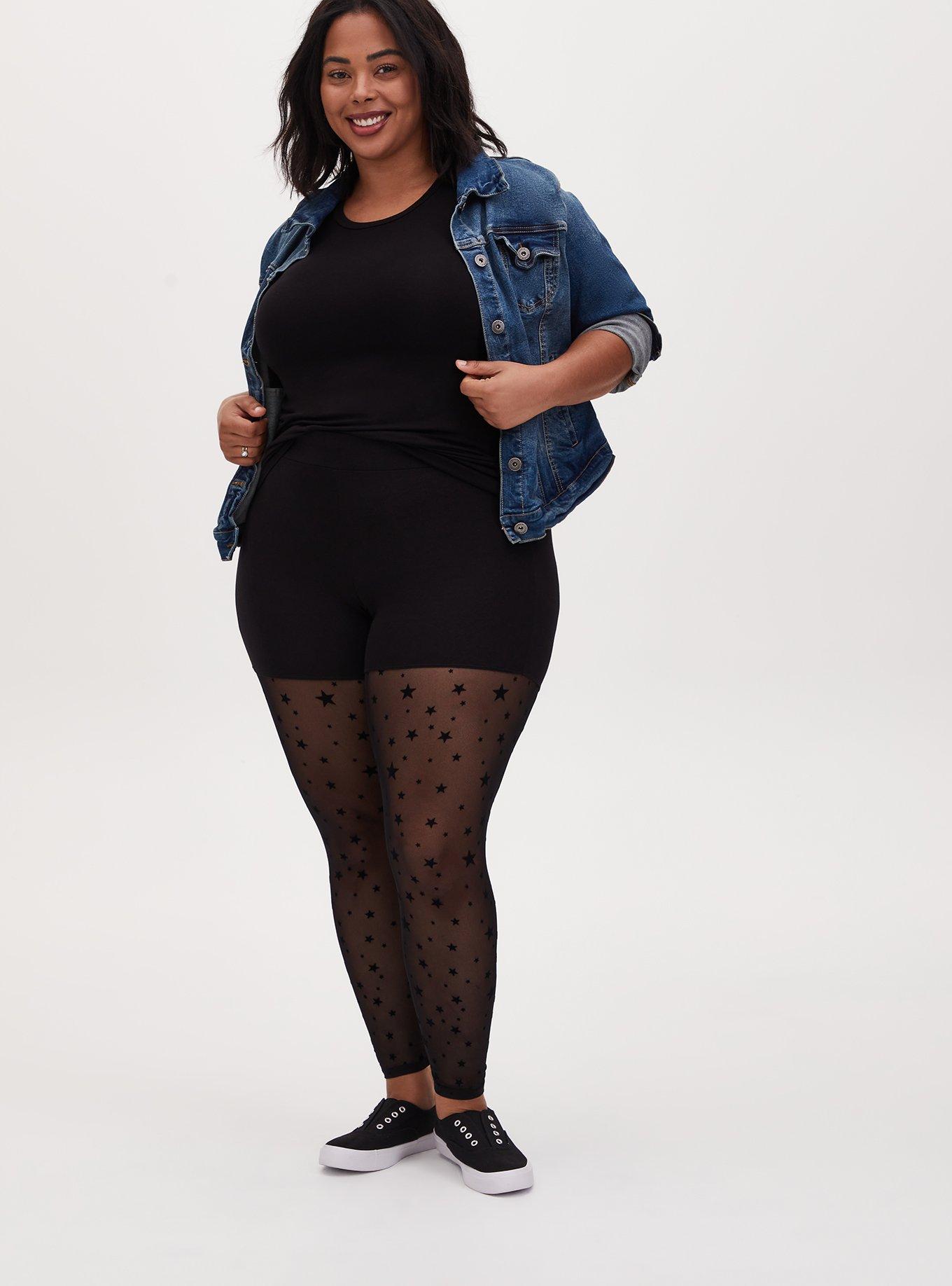 Plus Size - Star Wars Black Floral Legging - Torrid