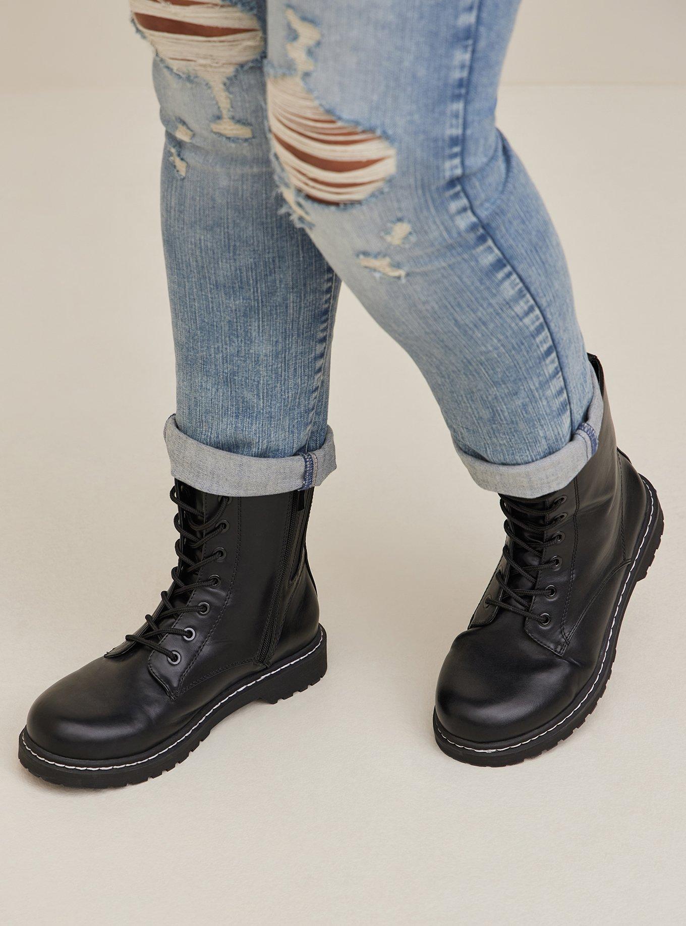 Stevie Lace-Up Combat Boot (WW)