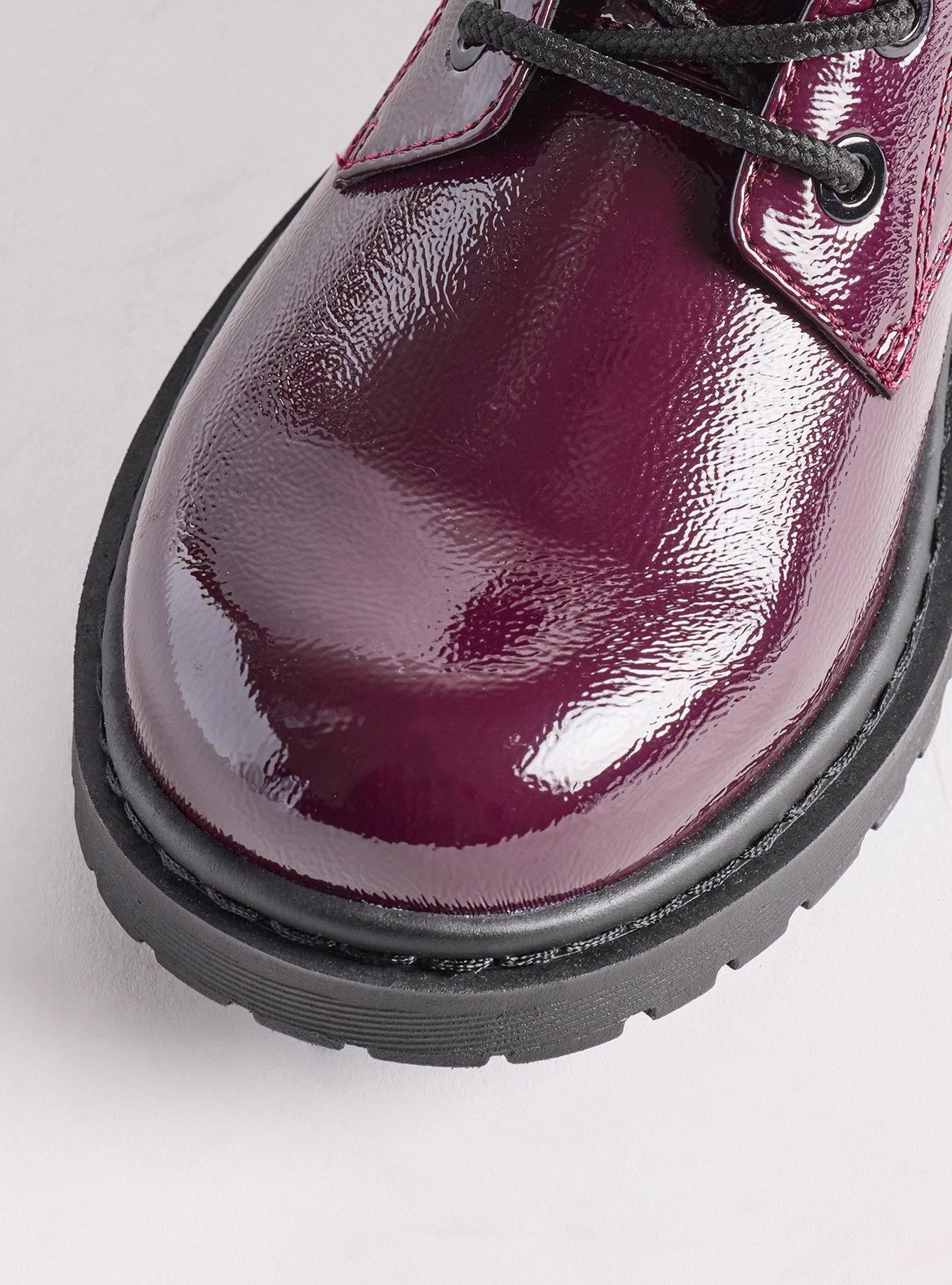 Stevie Lace-Up Combat Boot (WW), WINDSOR WINE, alternate