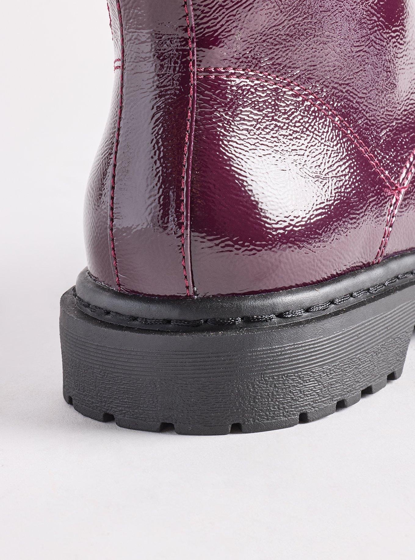Stevie Lace-Up Combat Boot (WW), WINDSOR WINE, alternate