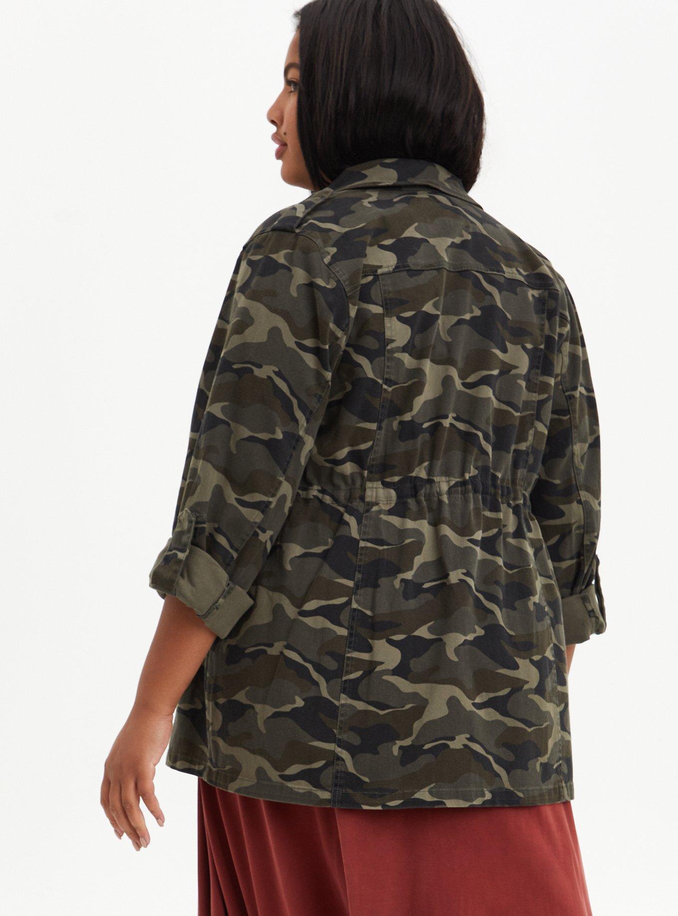 Torrid camo outlet jacket