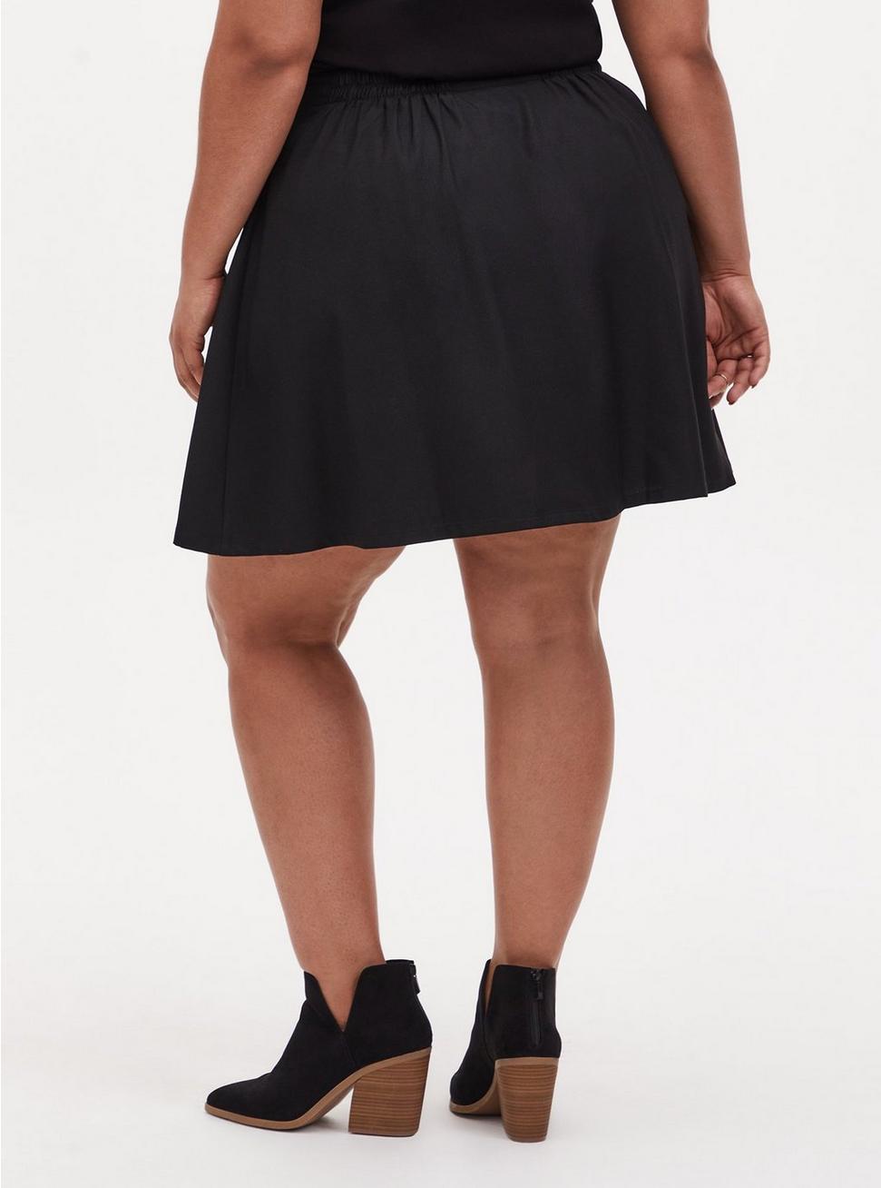 Plus Size - Mini Twill Button-Front Skirt - Torrid