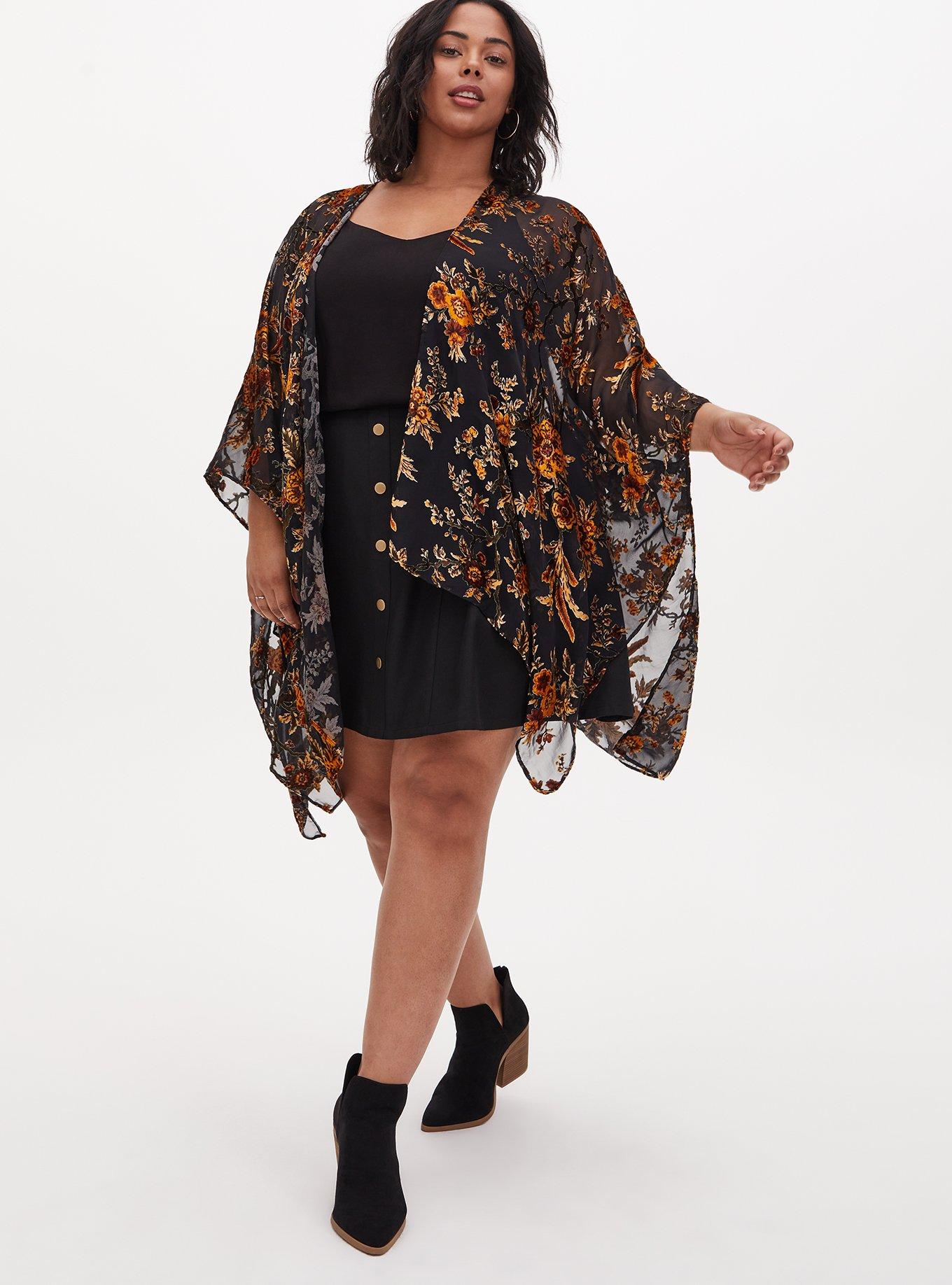 Mini Twill Button-Front Skirt, DEEP BLACK, alternate