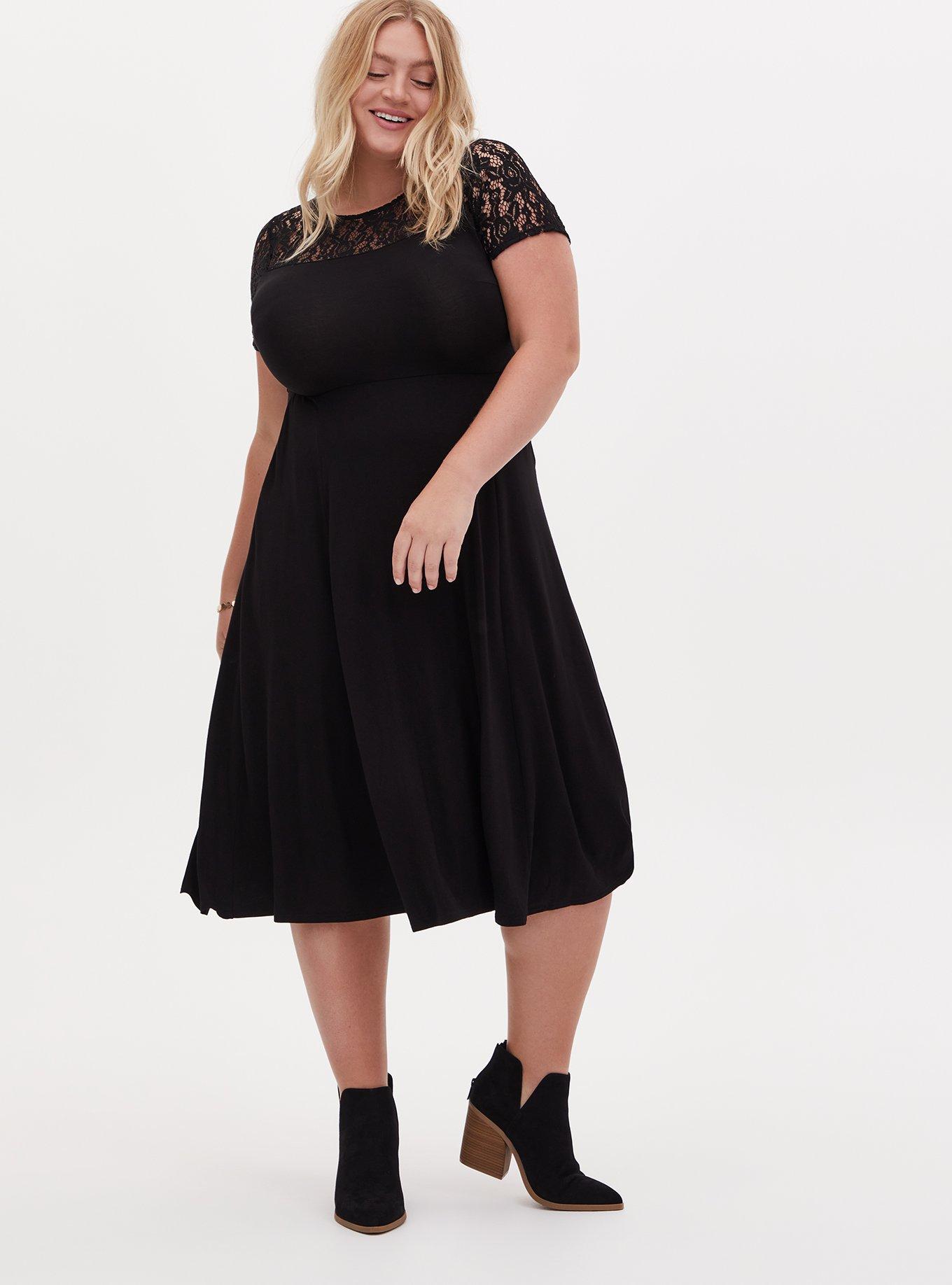 Torrid shop black dress