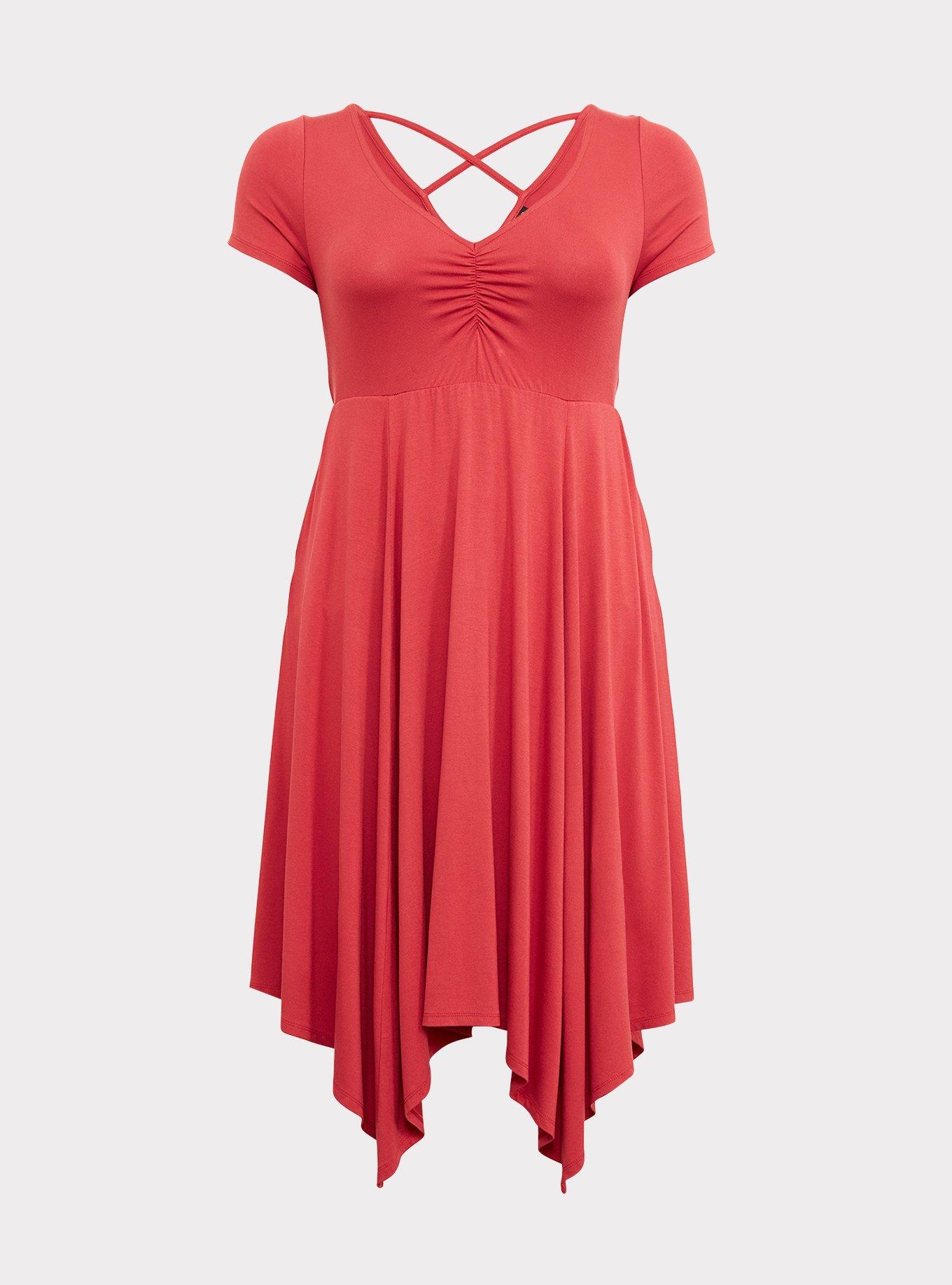 skater jersey dress Plus Size - Midi Jersey Skater Dress