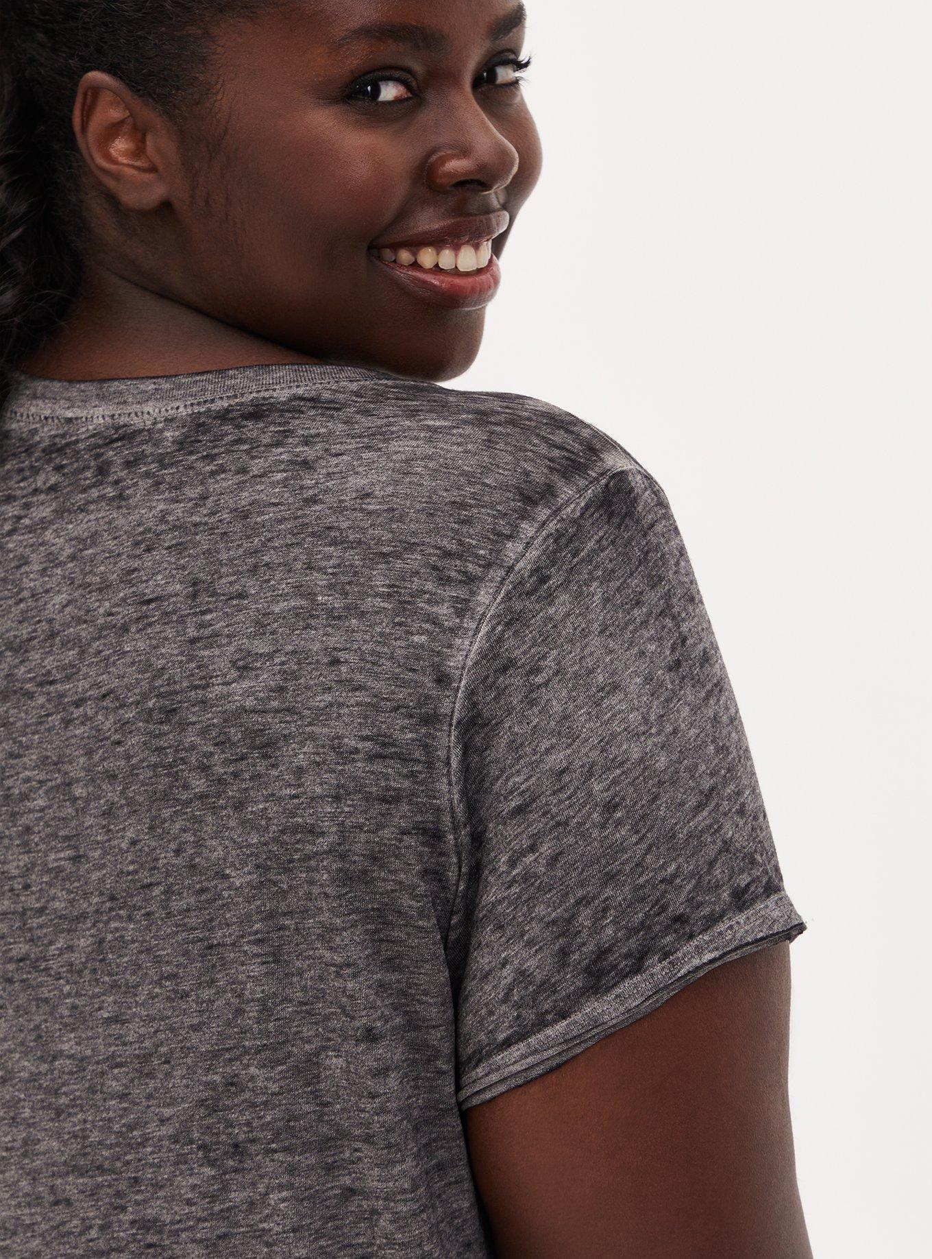 The Doors Strange Days Crew Tee - Burnout Black, DEEP BLACK, alternate