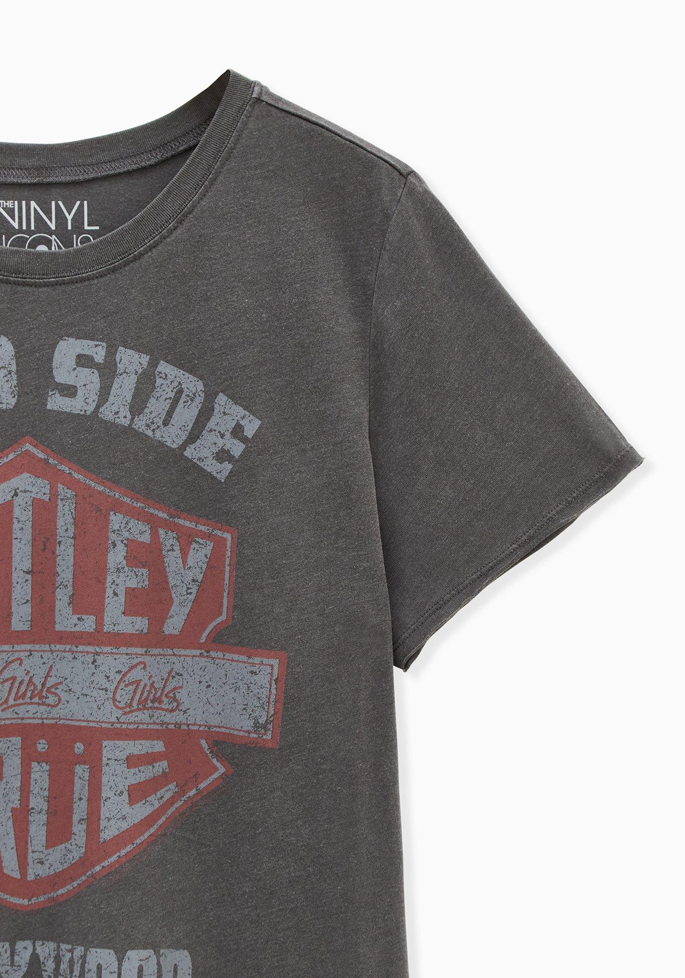 Plus Size M&ouml;tley Cr&uuml;e Crew Tee - Mineral Washed Grey, DEEP BLACK, alternate