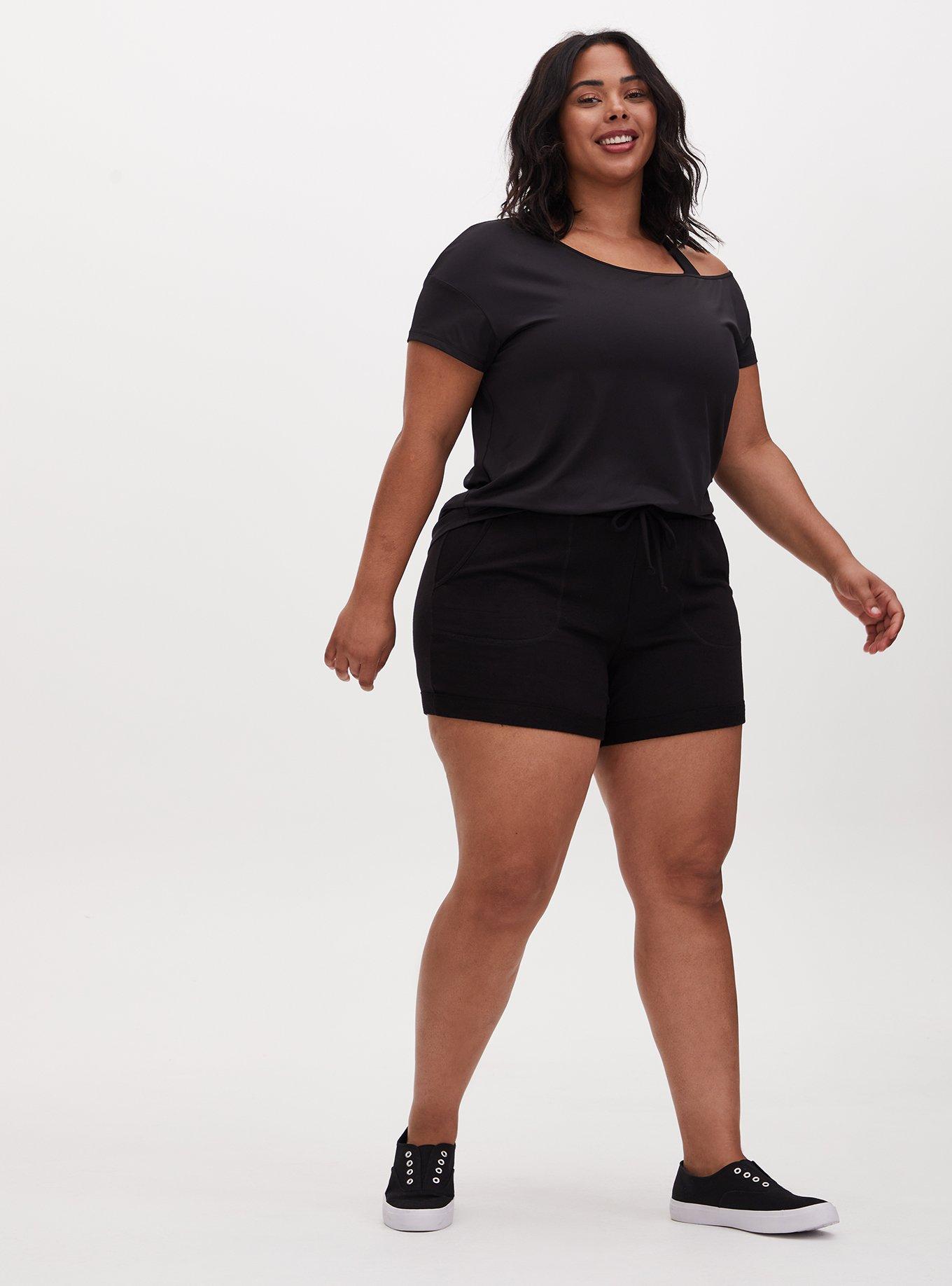 Everyday Fleece Patch Pocket Active Short, DEEP BLACK, alternate