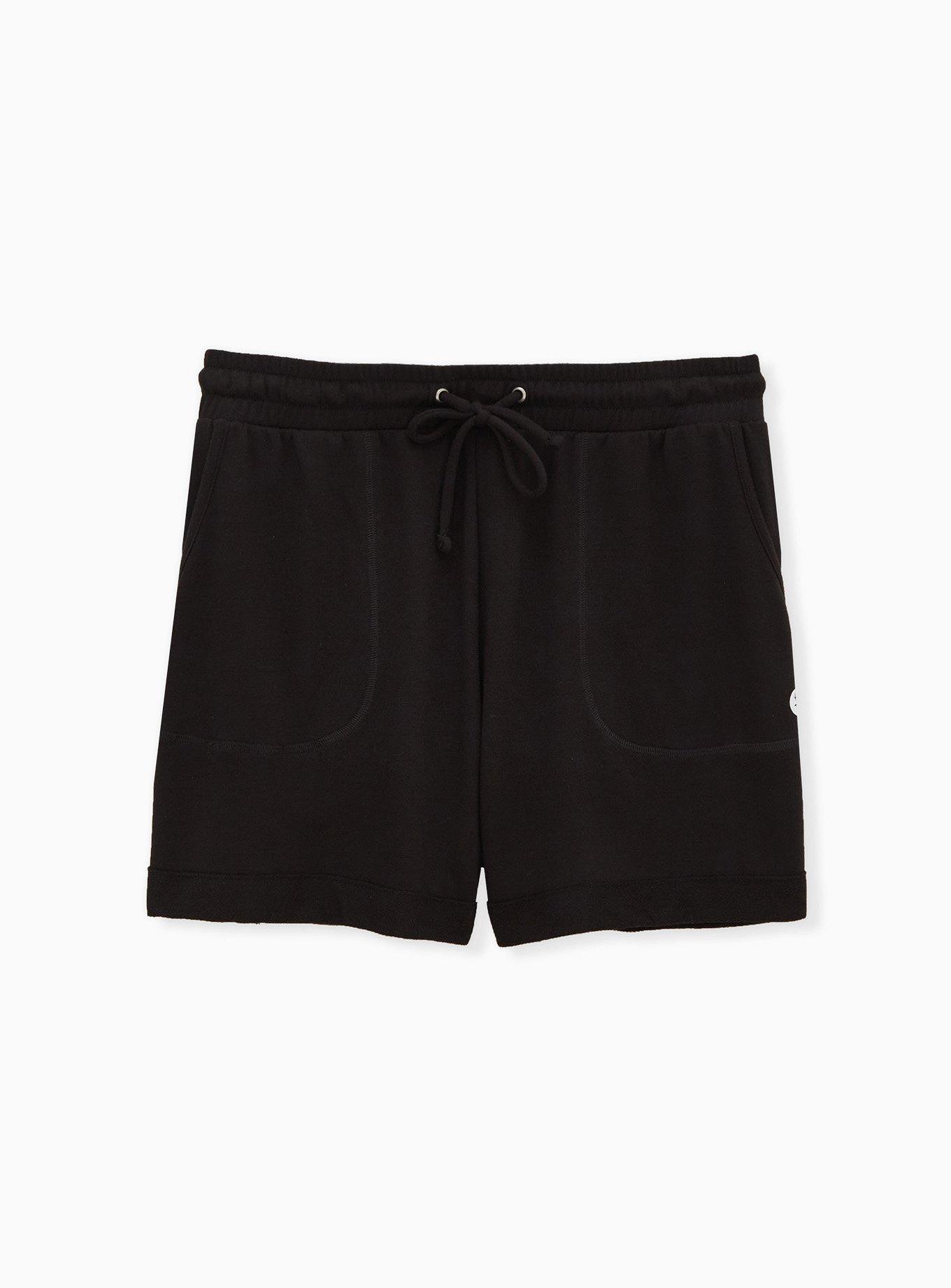 Everyday Fleece Patch Pocket Active Short, DEEP BLACK, hi-res
