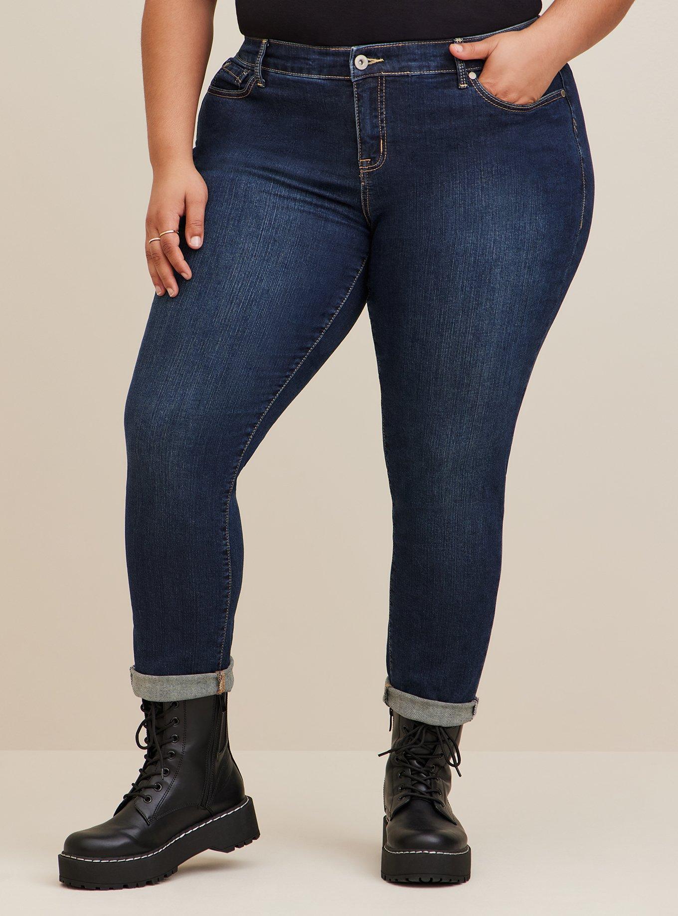 Plus Size - Boyfriend Straight Mid-Rise Jean - Torrid