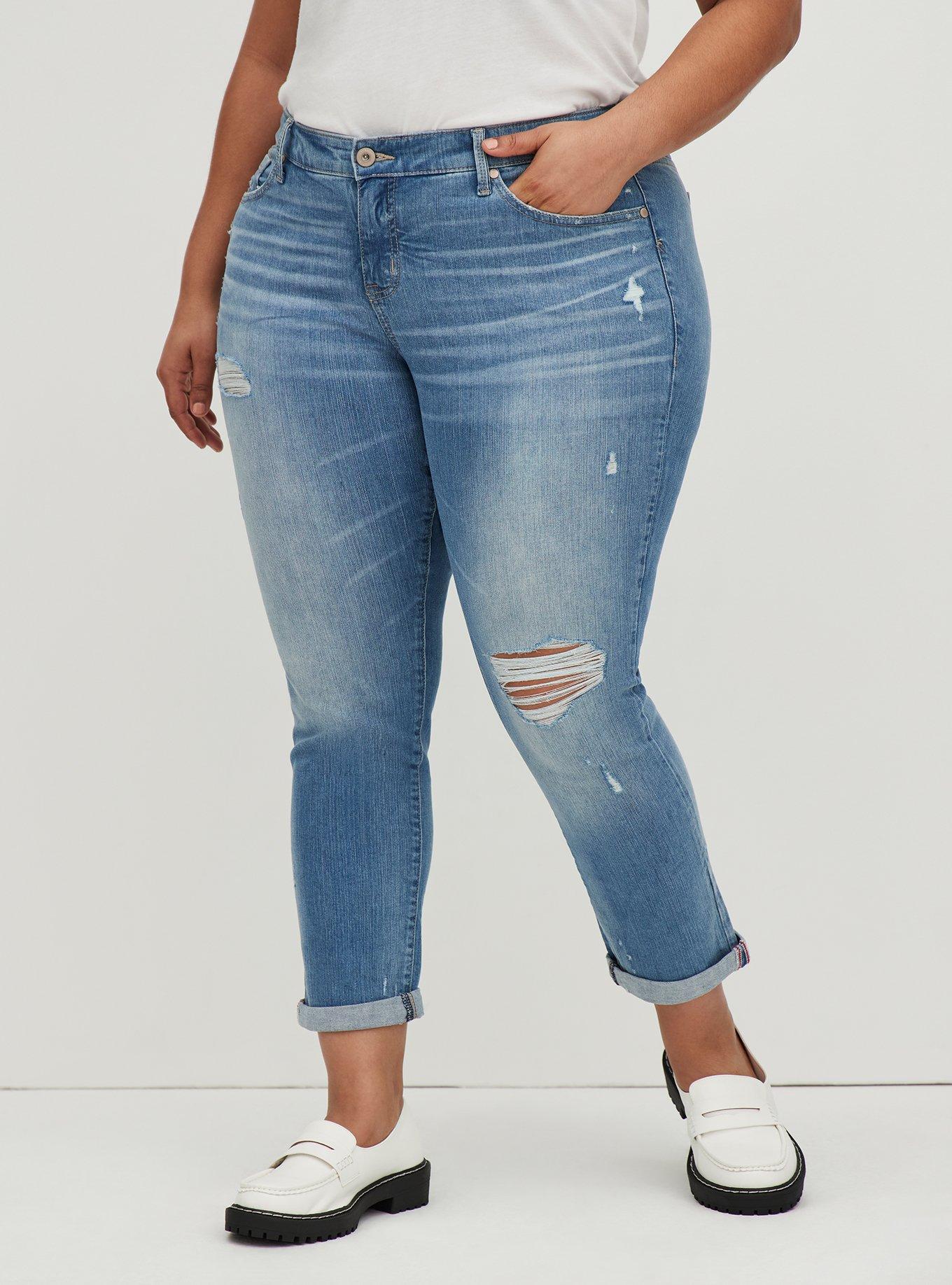 Plus Size - Flare Vintage Stretch Mid-Rise Jean - Torrid