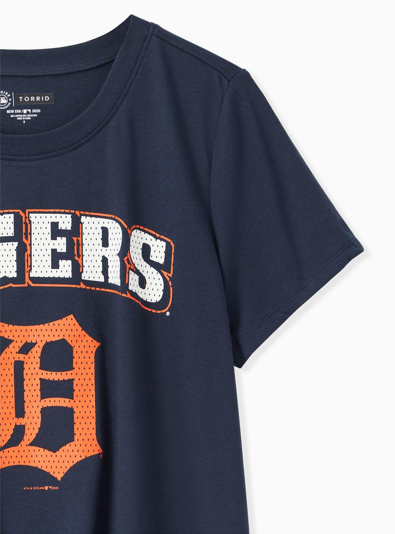 Plus Size - MLB Detroit Tigers Navy Triblend Tee - Torrid