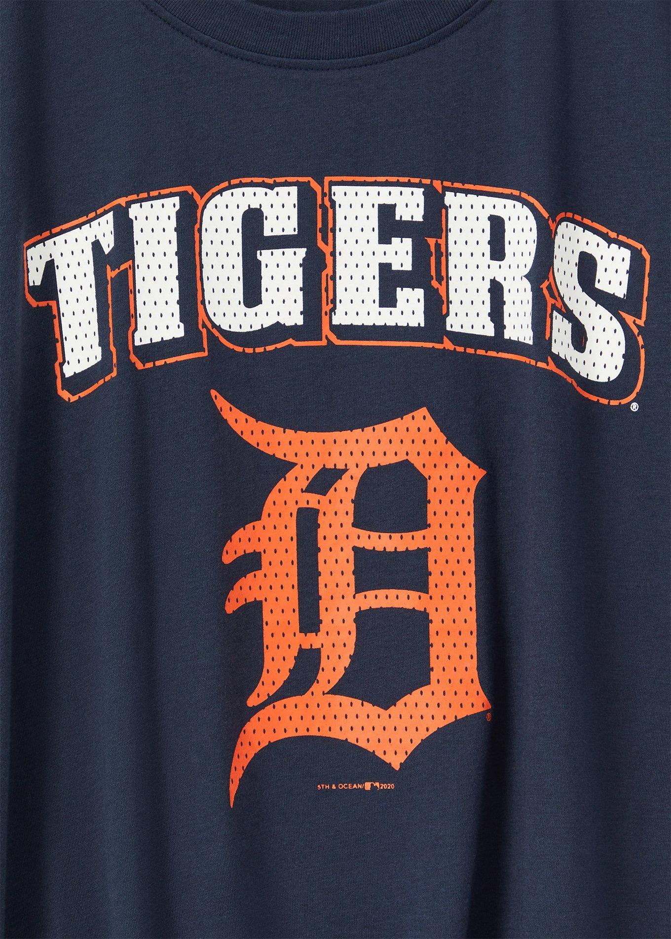 Plus Size - MLB Detroit Tigers Navy Triblend Tee - Torrid