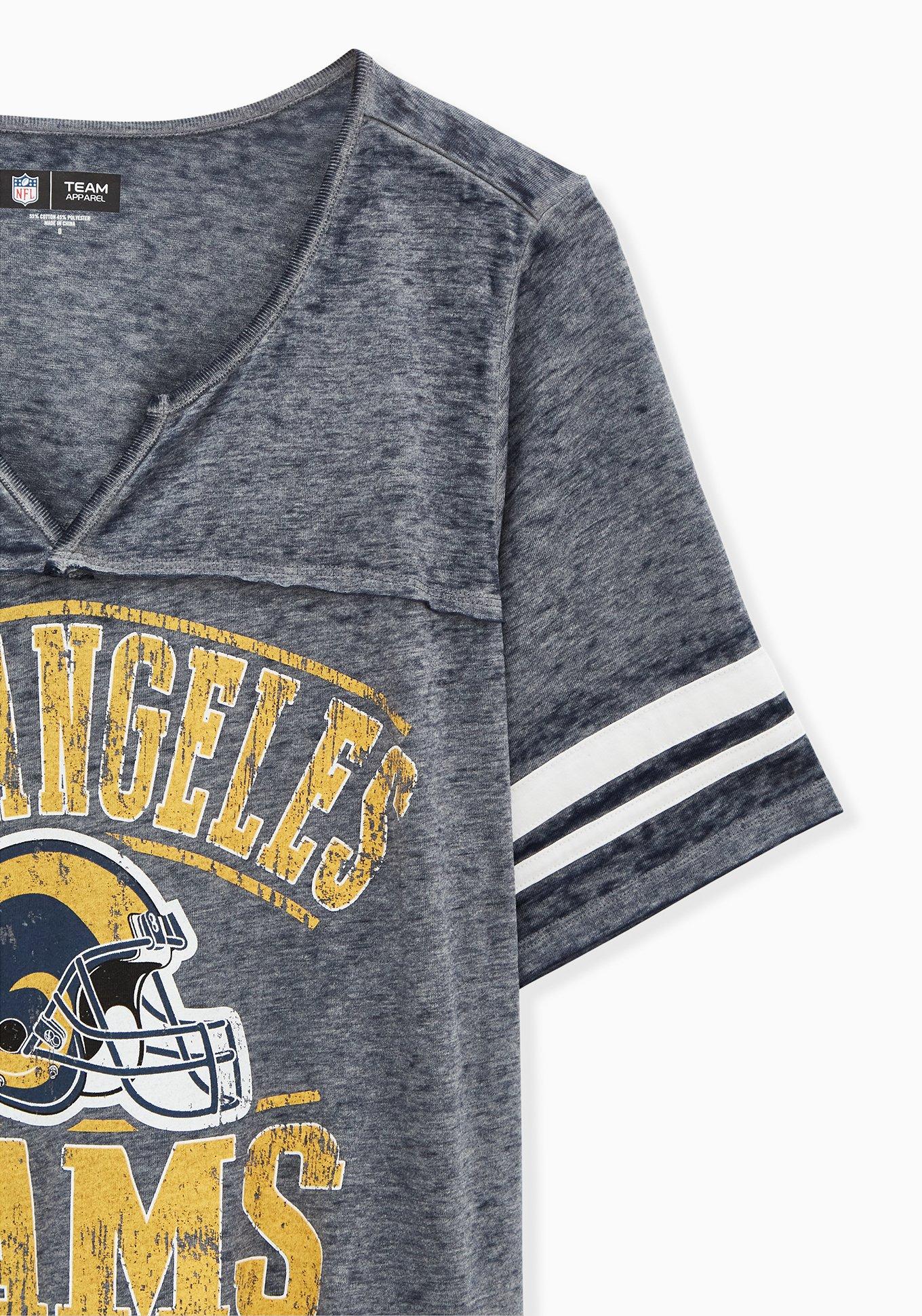 Los Angeles Vintage Wash Tee Football Shirt LA Rams American