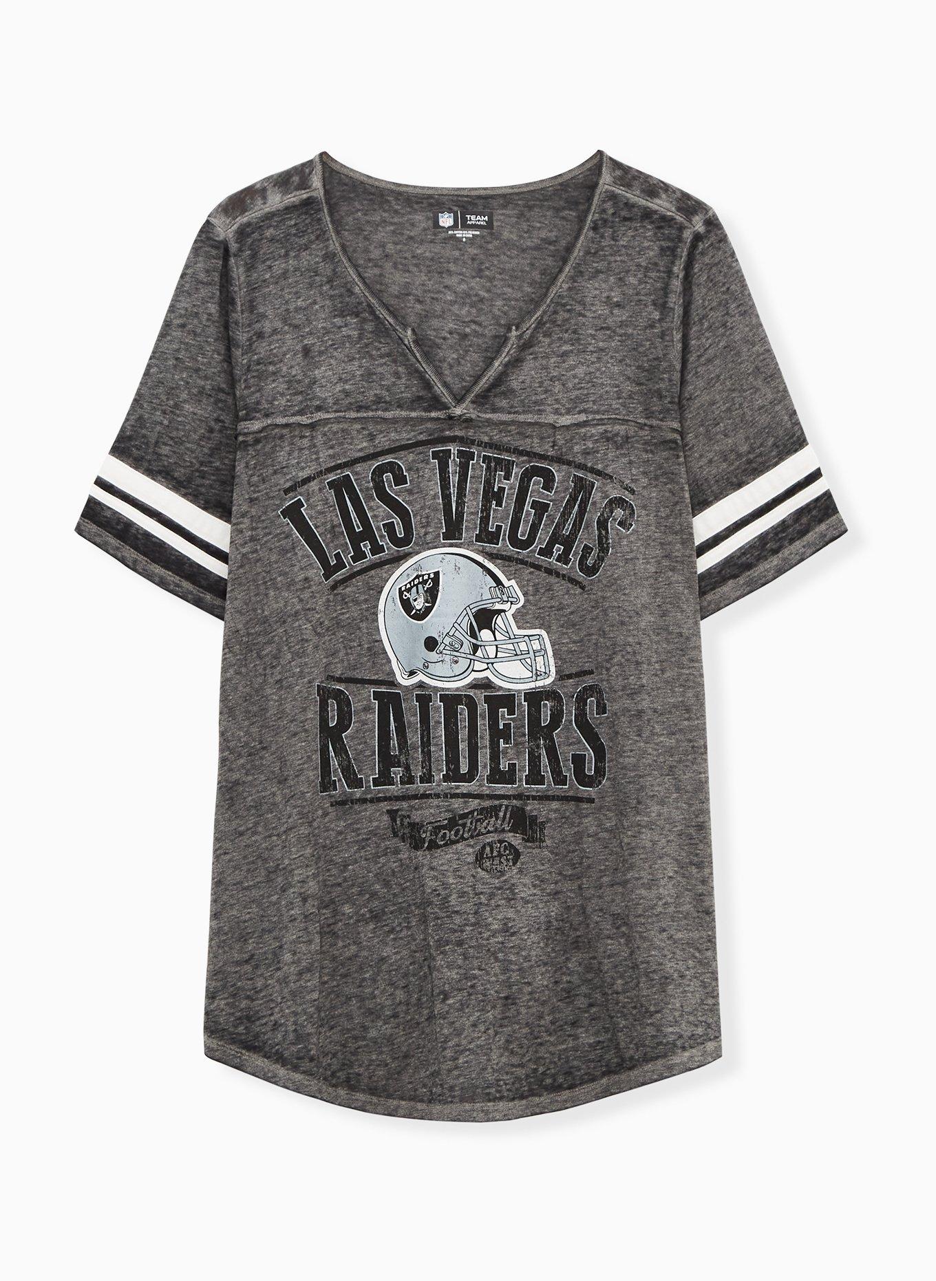 Las Vegas Raiders Split Short Sleeve Tee - Black