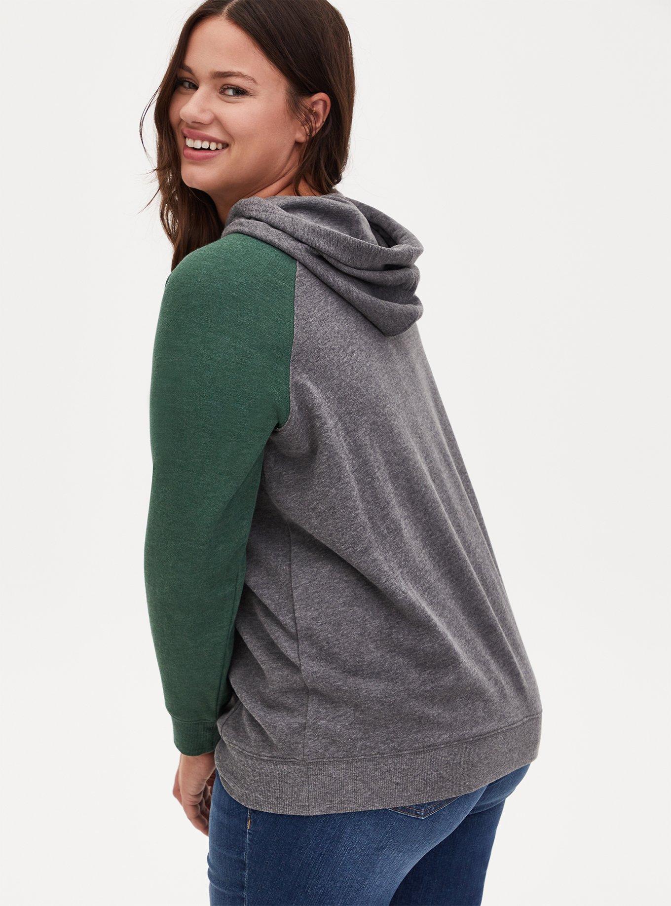 Women's NFL Green Bay Packers Raw Edge Hoodie