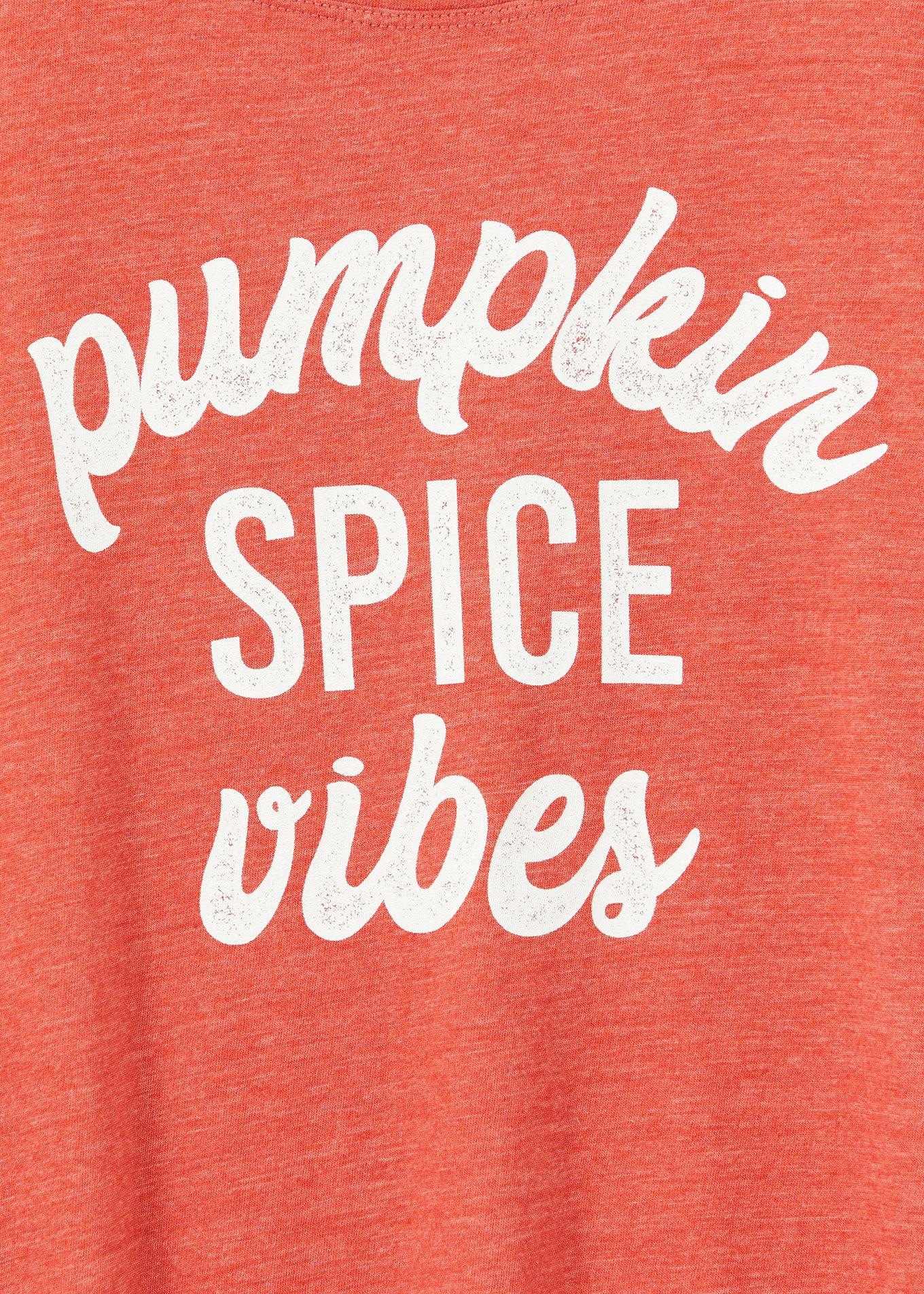 Pumpkin Spice Vibes Slim Fit Crew Tee - Triblend Jersey Orange, TANDOORI SPICE, alternate