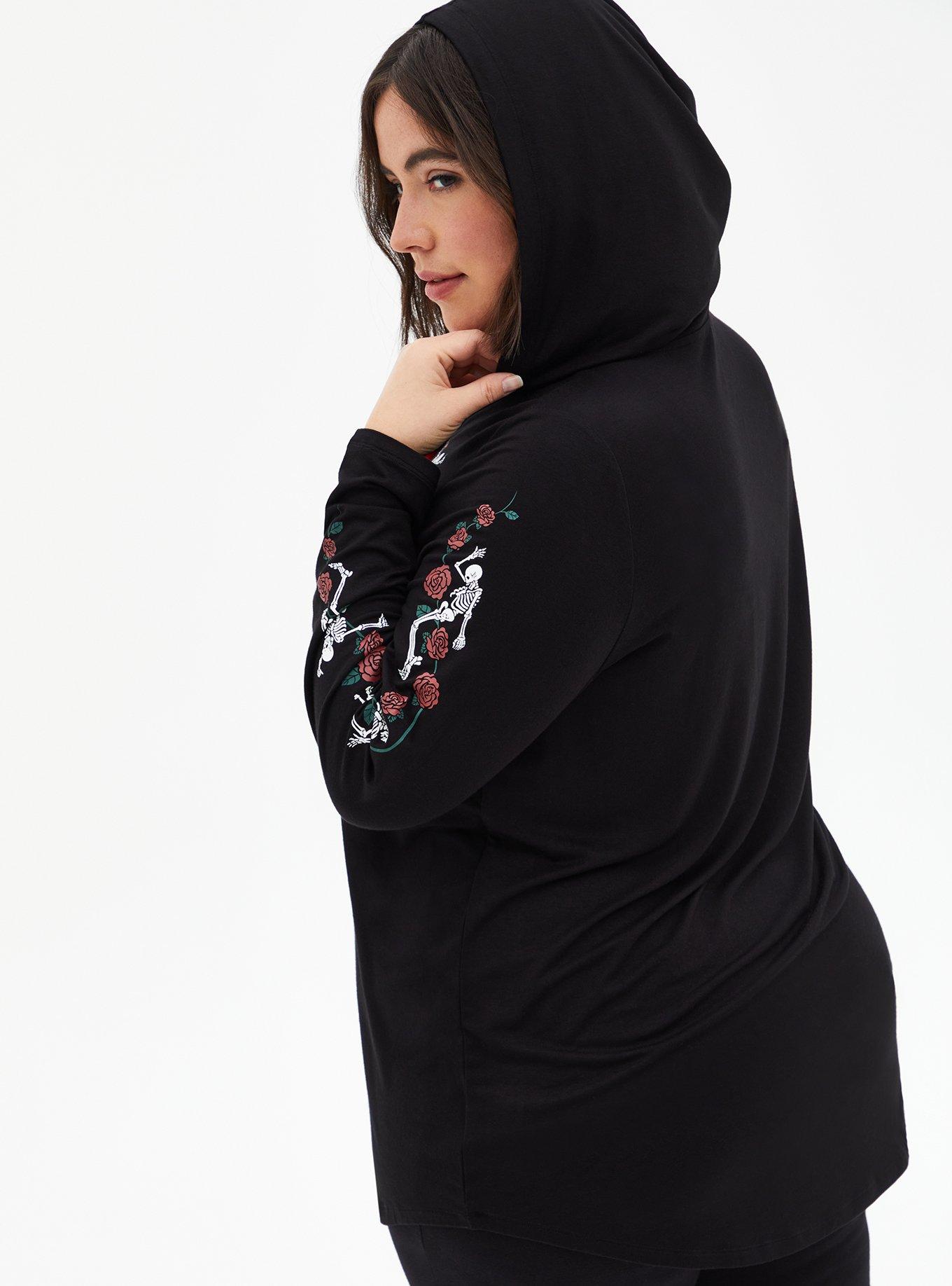 Torrid skull hoodie hot sale