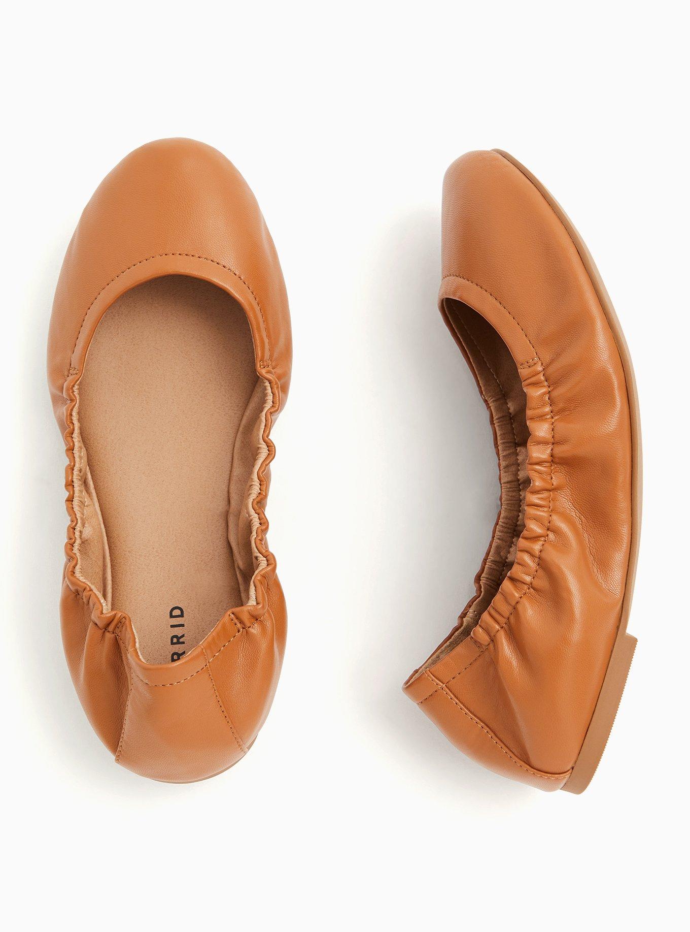 Scrunch Ballet Flat (WW), COGNAC, alternate