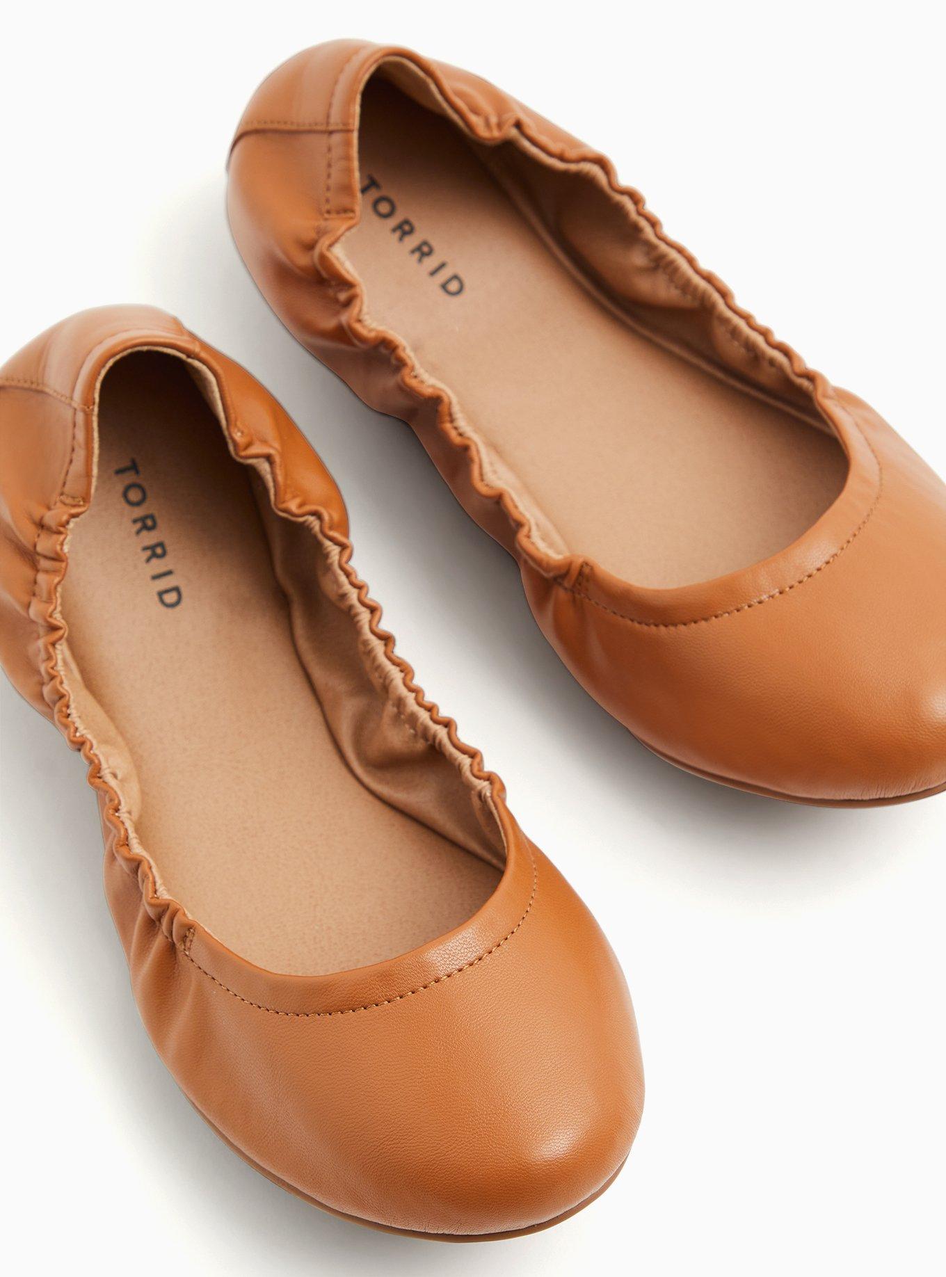 Scrunch Ballet Flat (WW), COGNAC, alternate
