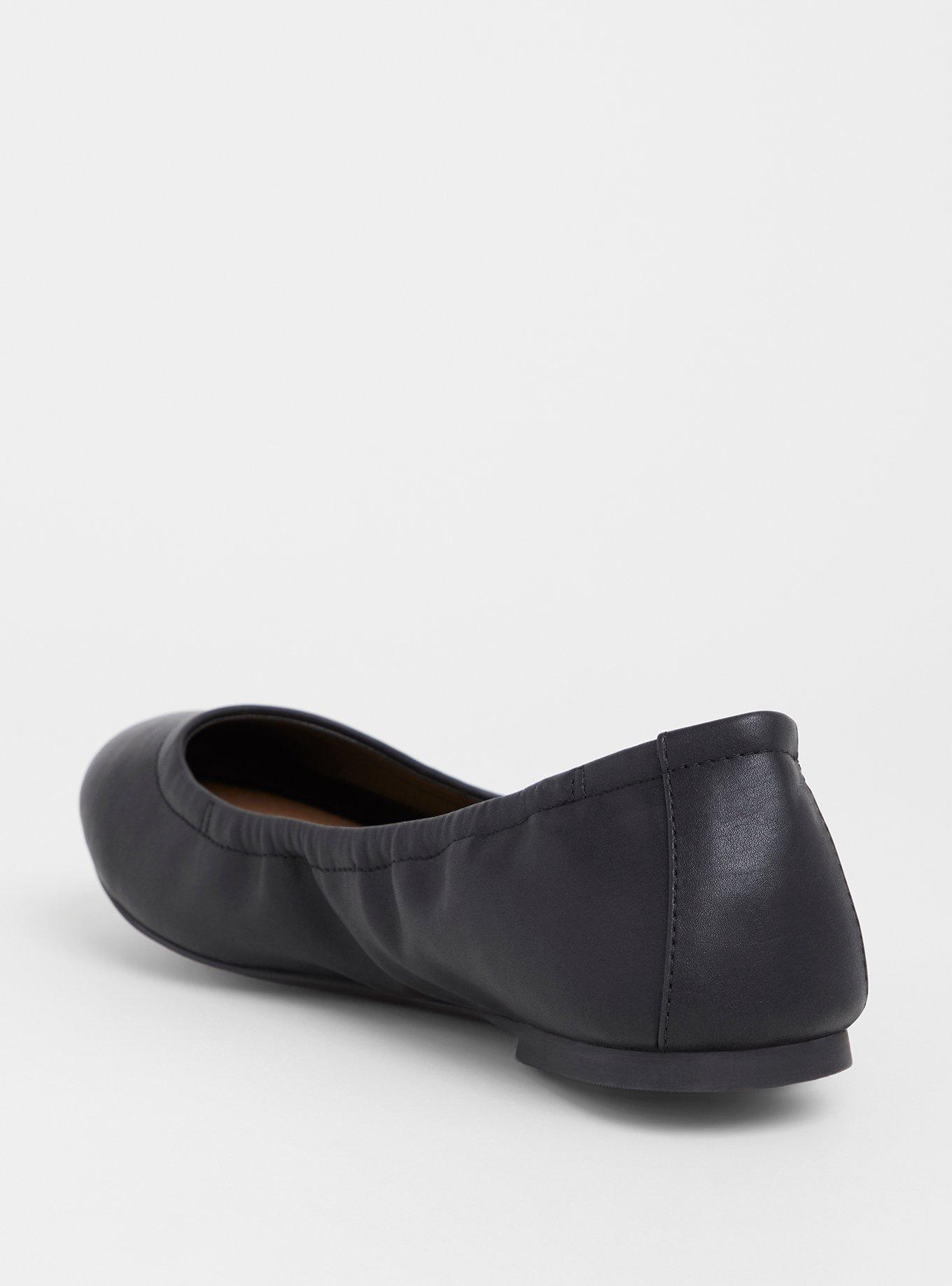 Scrunch Ballet Flat (WW), BLACK, alternate