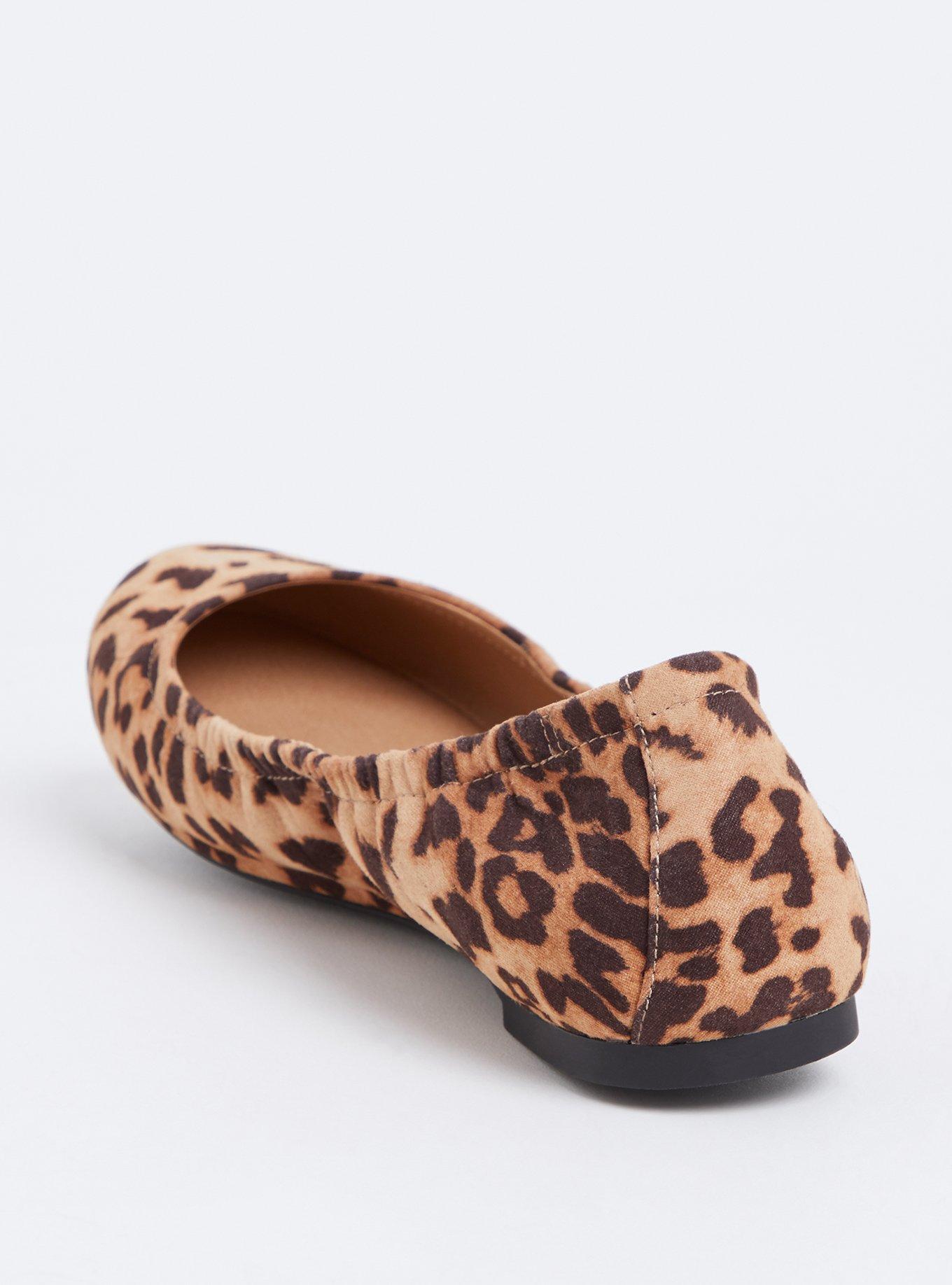 Scrunch Ballet Flat (WW), LEOPARD, alternate